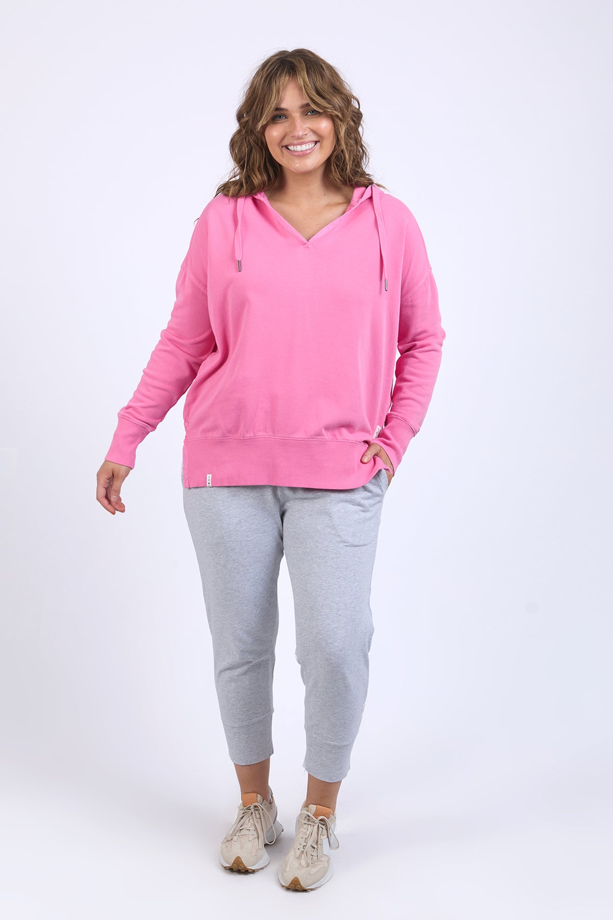 Paris Hoodie Pink Geranium