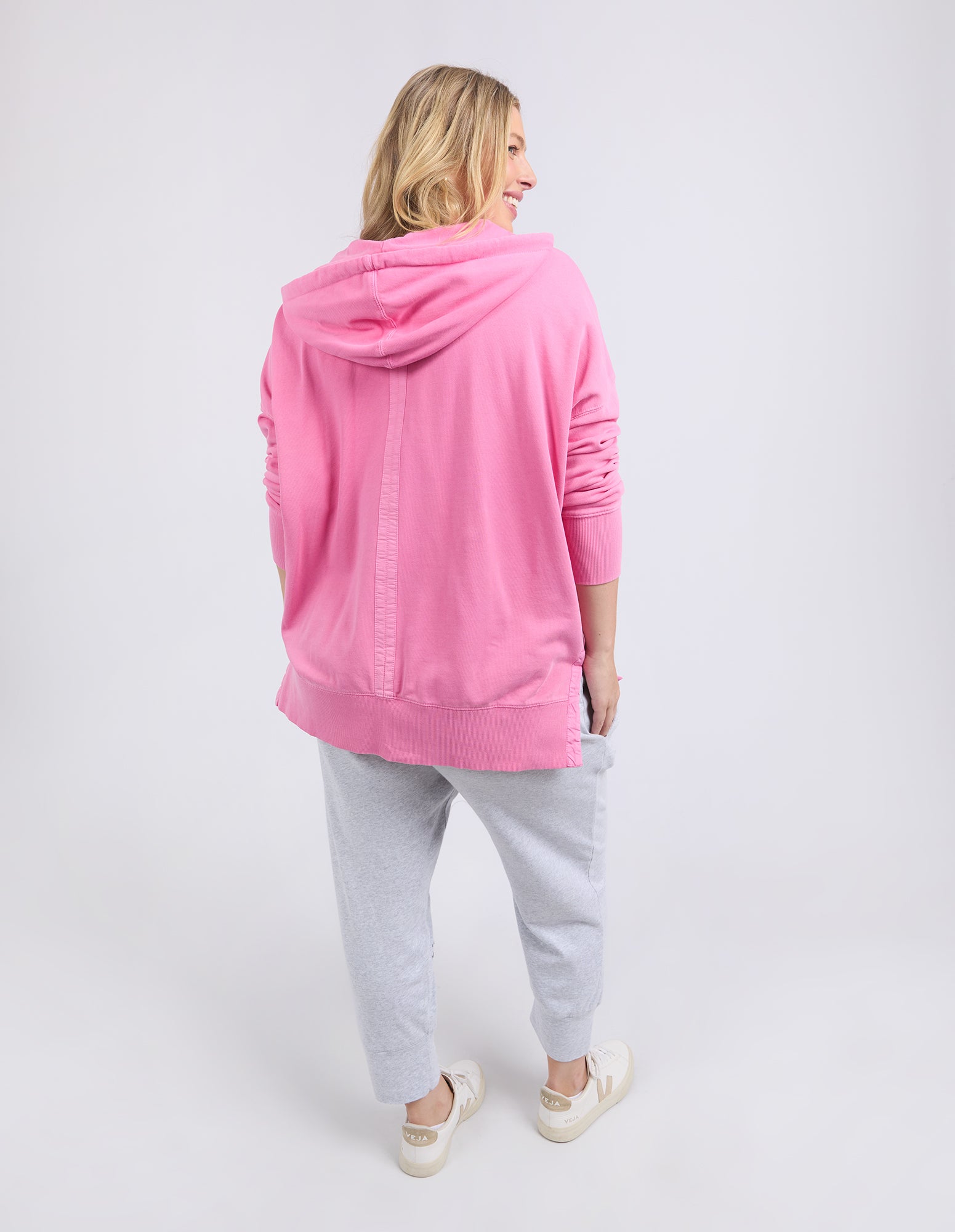 Paris Hoodie Pink Geranium