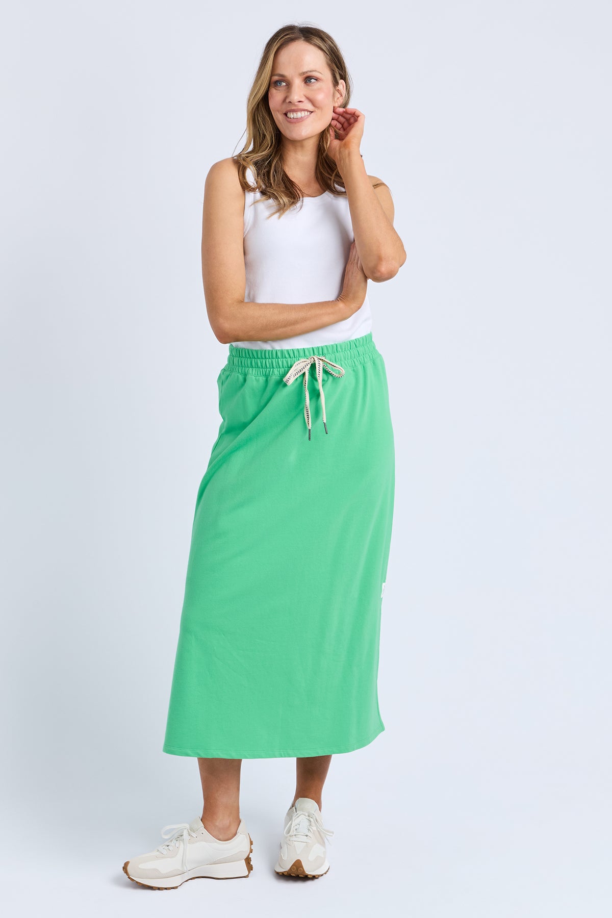 Travel Skirt Spring Green