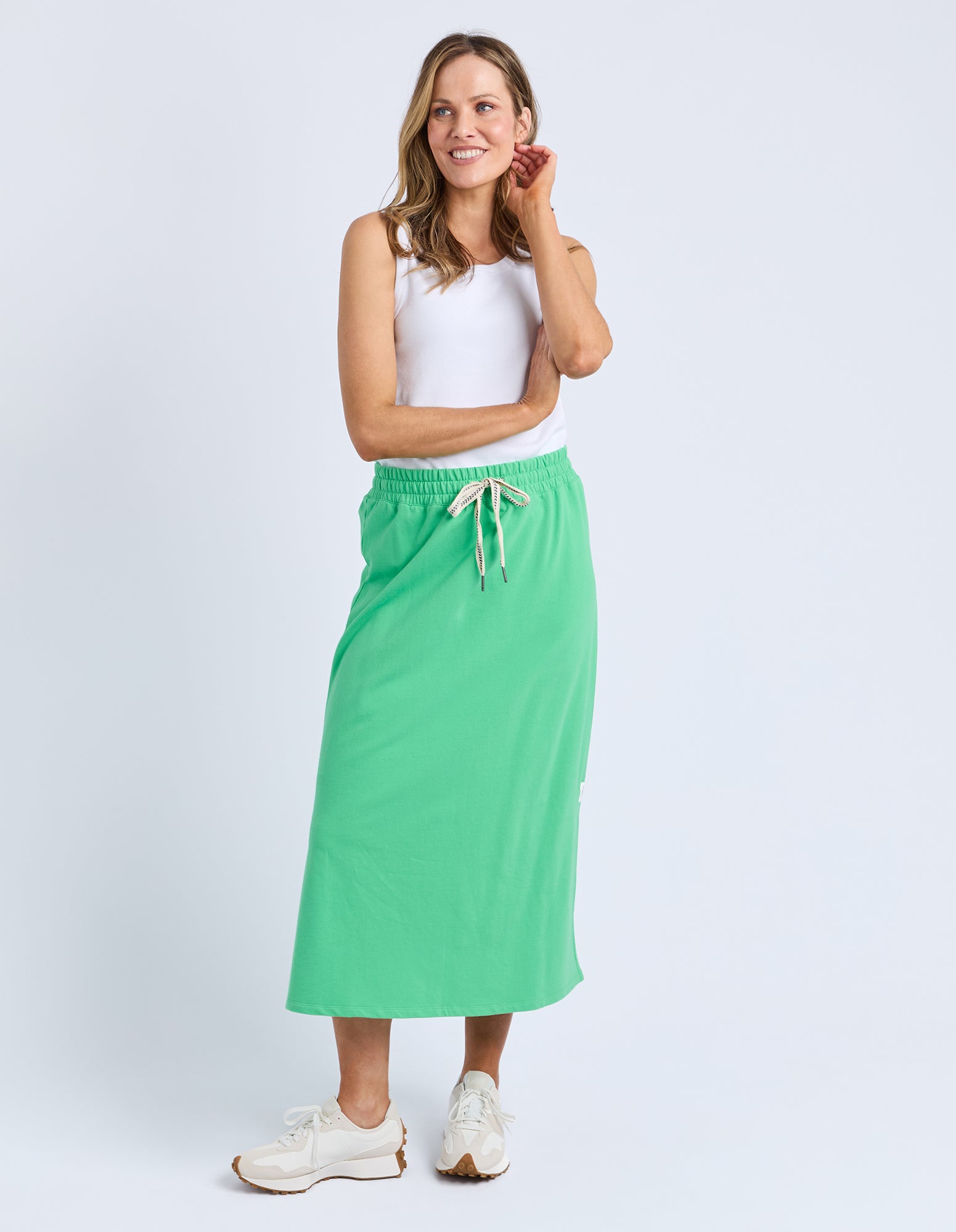 Travel Skirt Spring Green