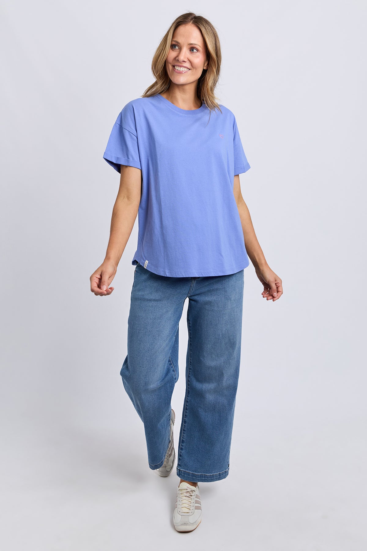 Halli Short Sleeve Tee Cornflower