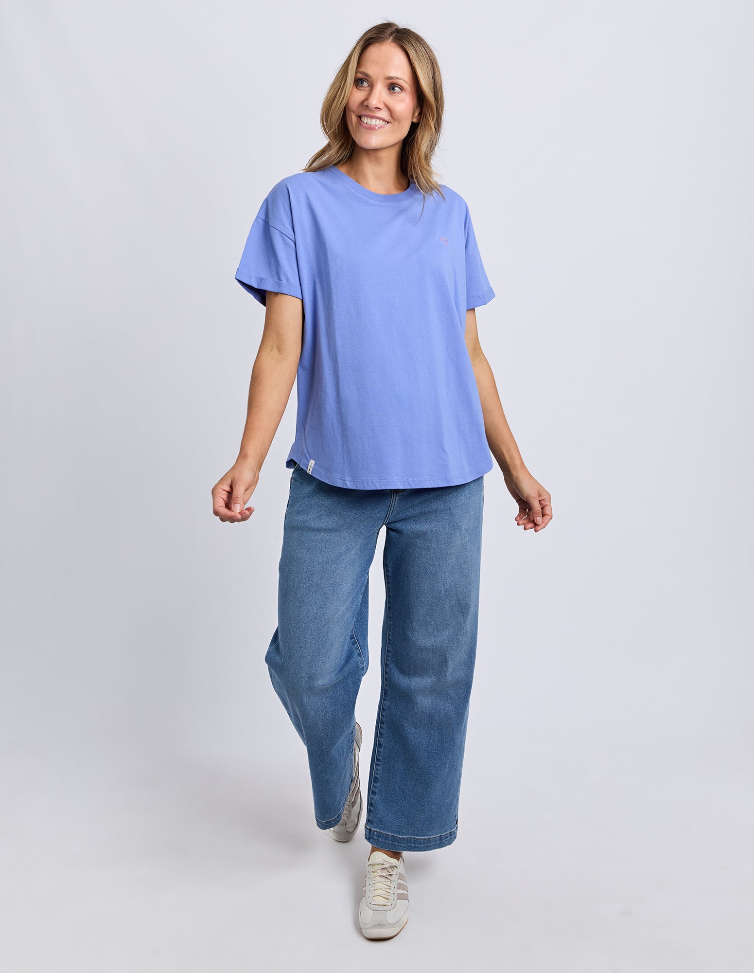 Halli Short Sleeve Tee Cornflower