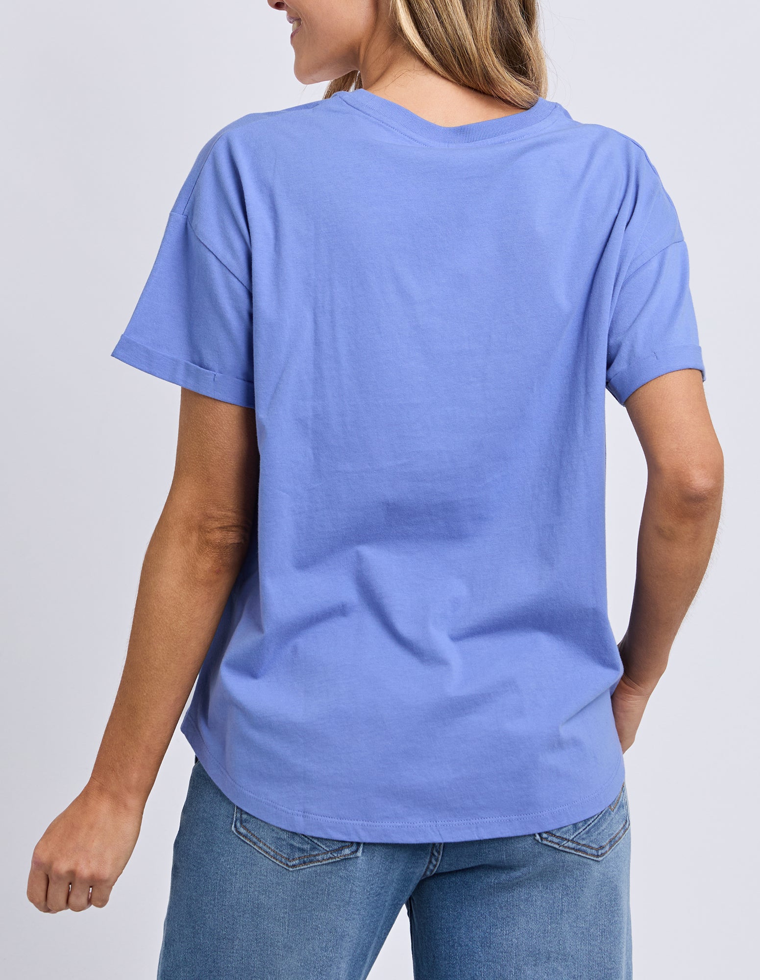 Halli Short Sleeve Tee Cornflower