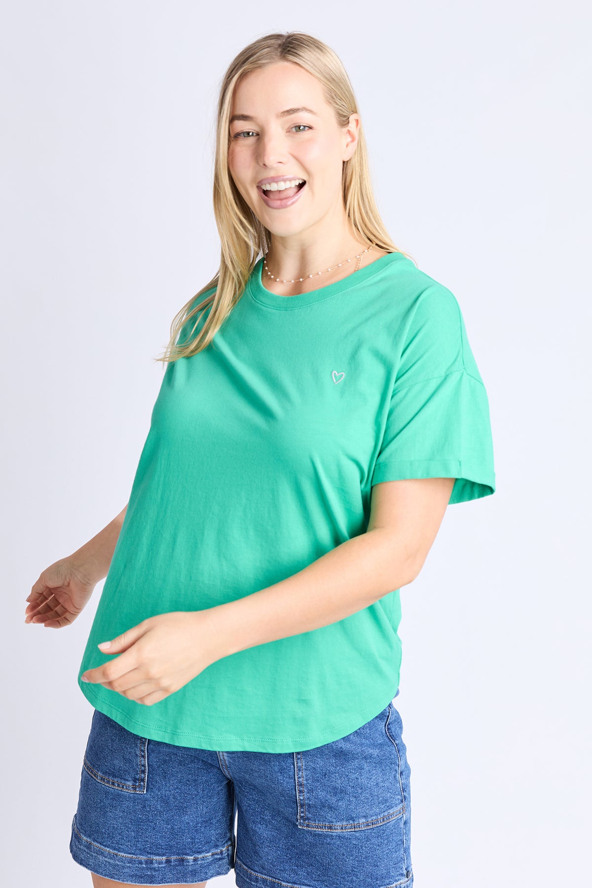 Halli Tee Gumdrop Green