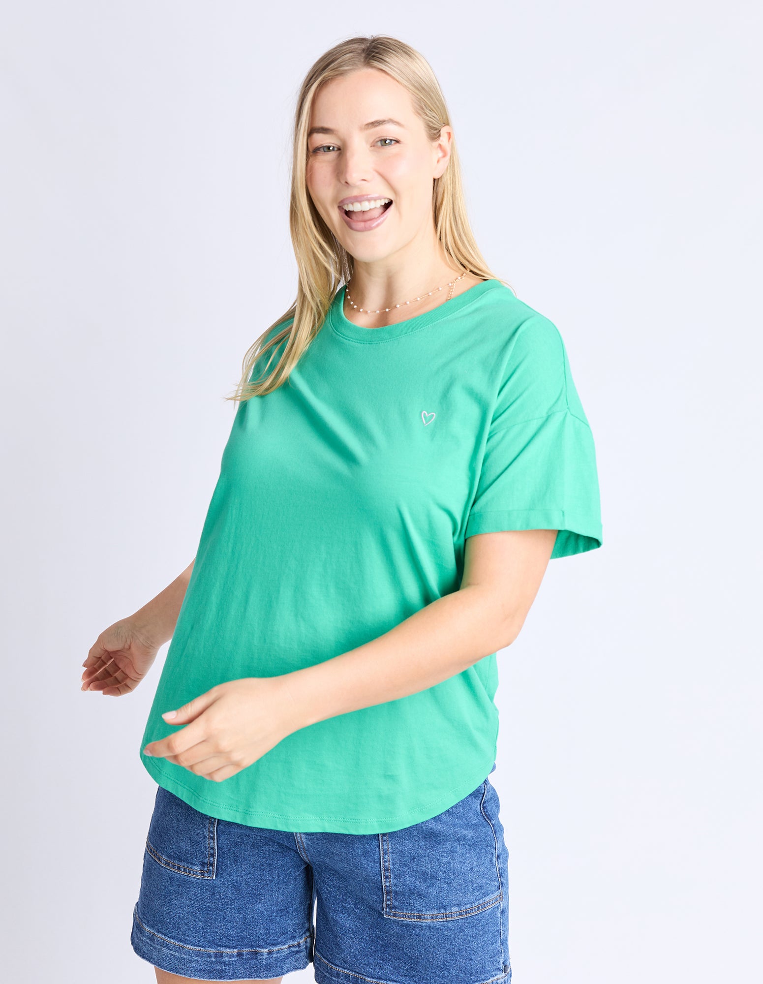 Halli Tee Gumdrop Green