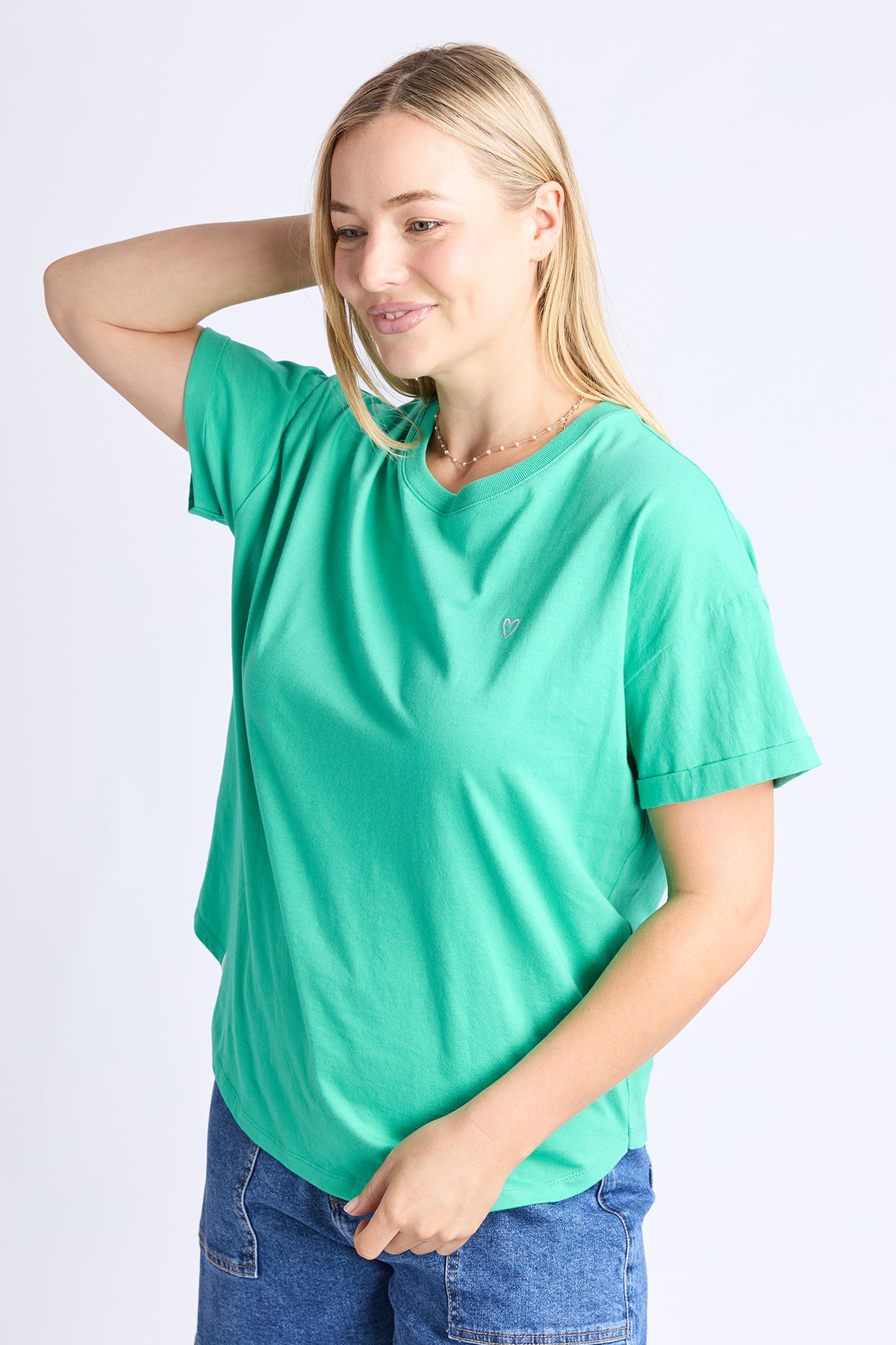 Halli Tee Gumdrop Green