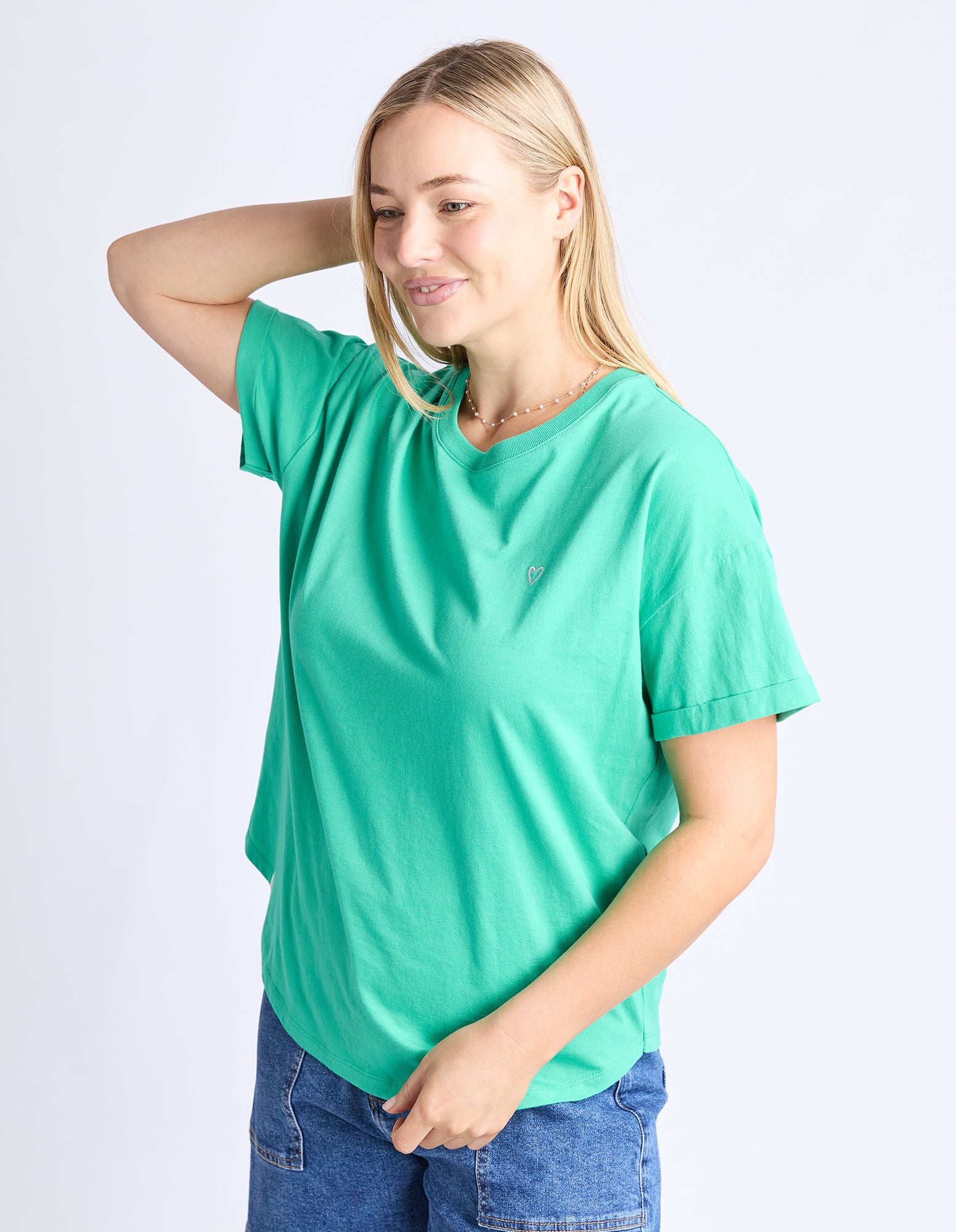 Halli Tee Gumdrop Green
