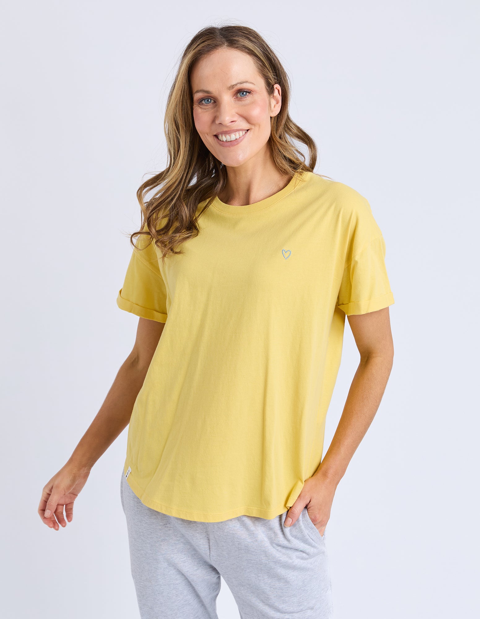 Halli S/S Tee Lemon