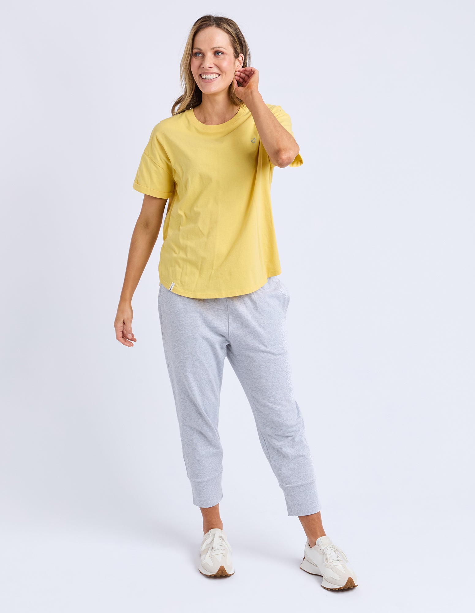 Halli S/S Tee Lemon