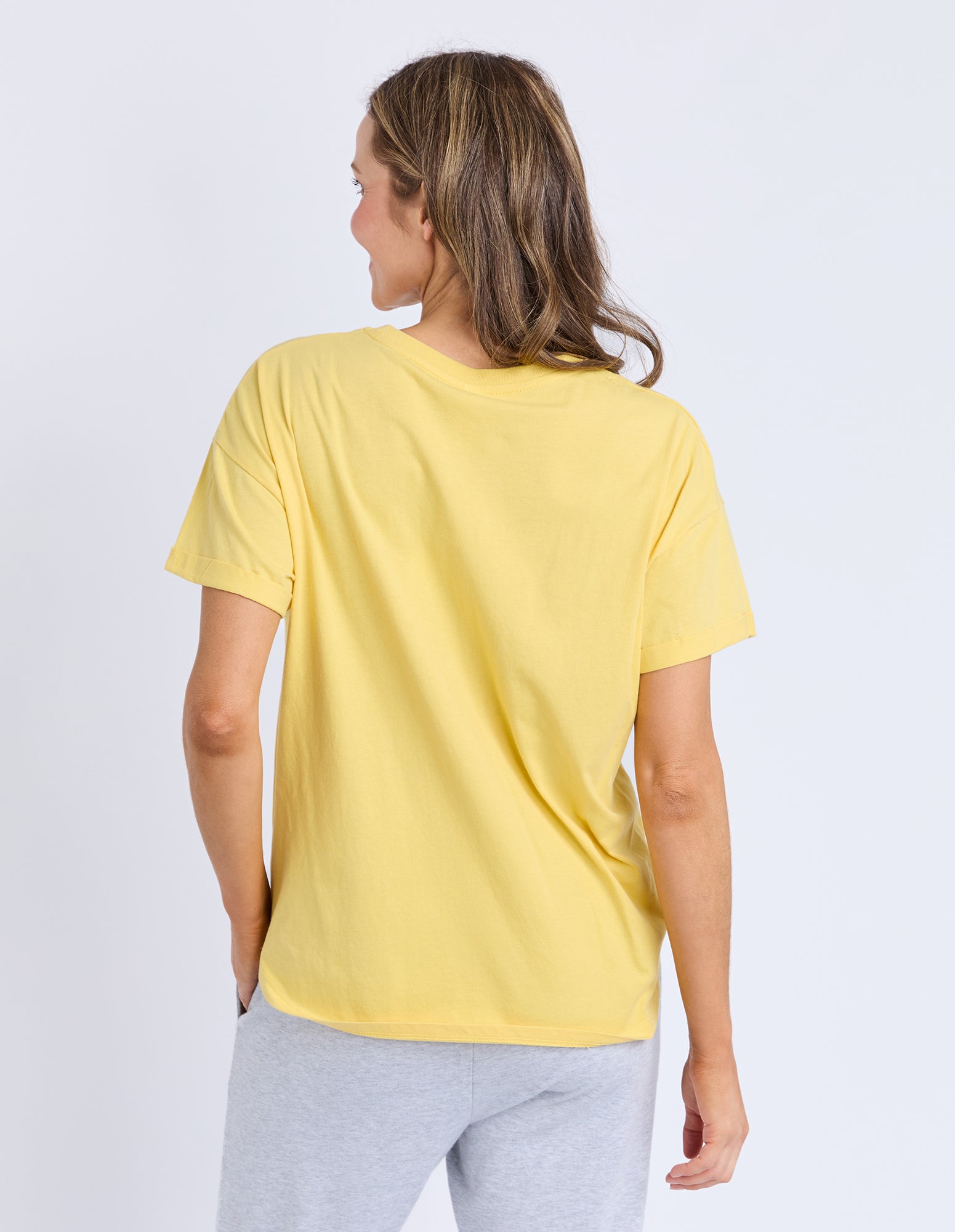 Halli S/S Tee Lemon
