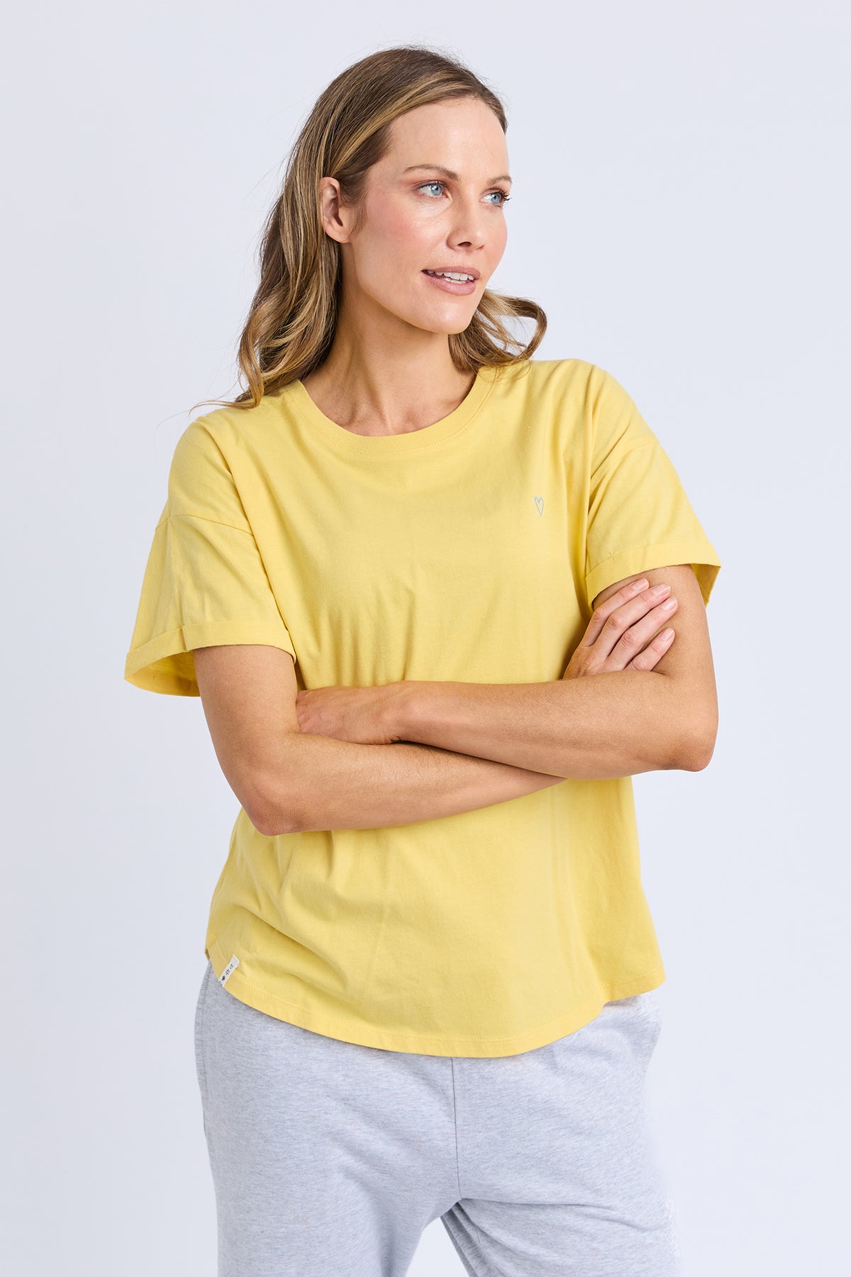 Halli S/S Tee Lemon