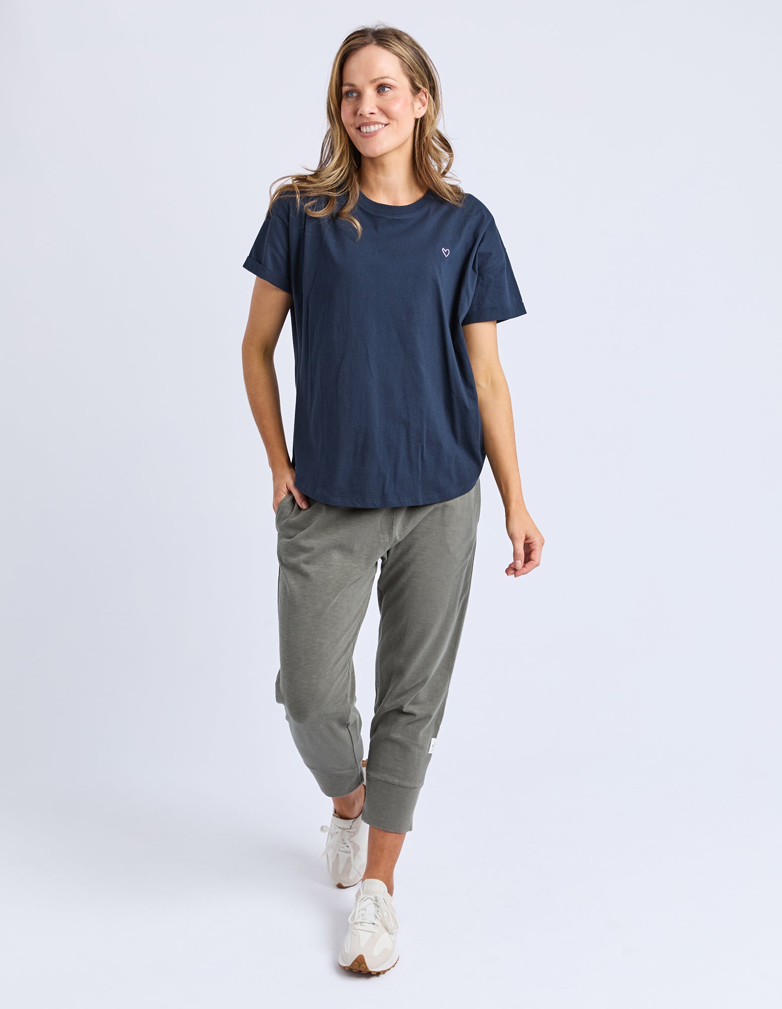 Halli Short Sleeve Tee Navy