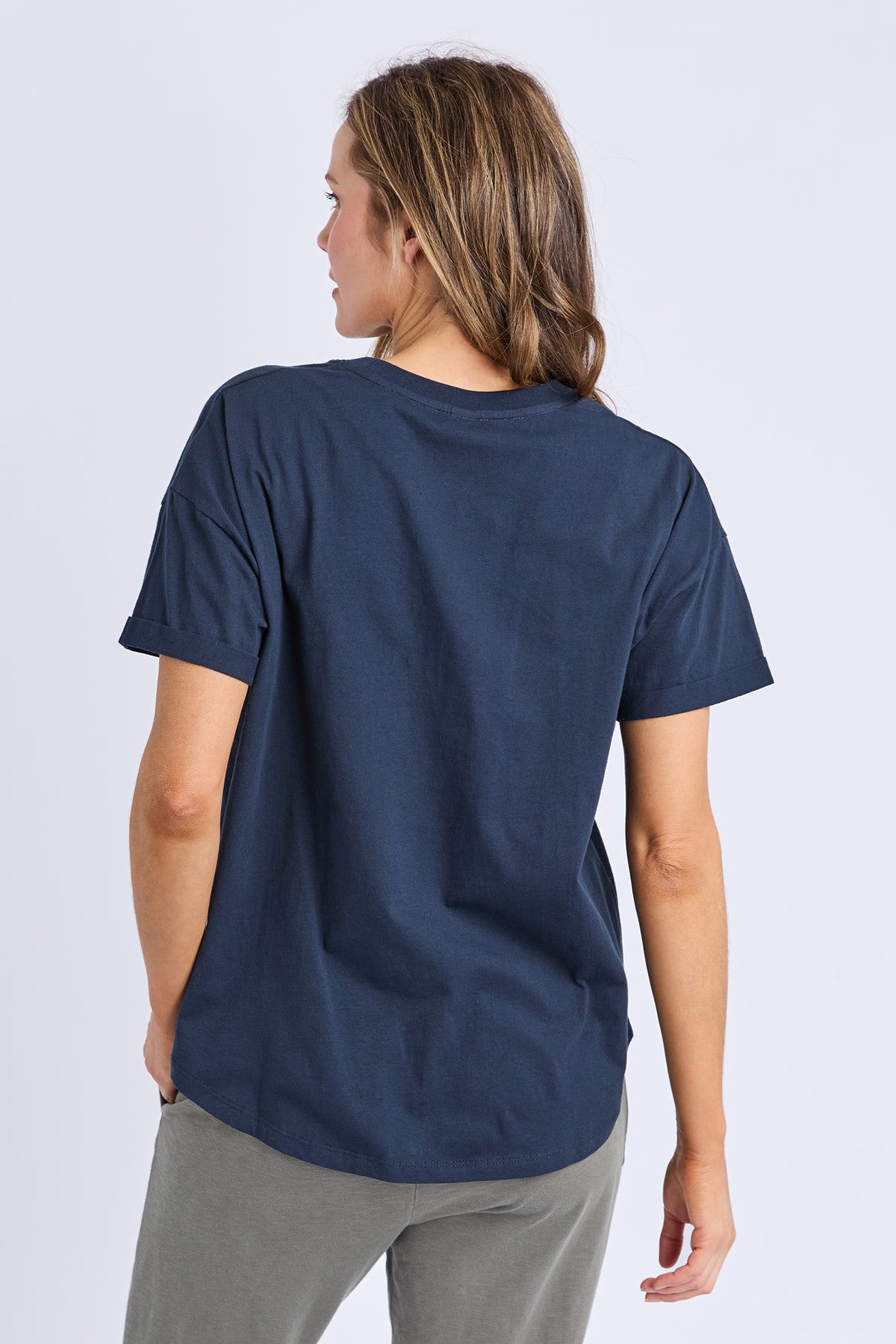 Halli Short Sleeve Tee Navy