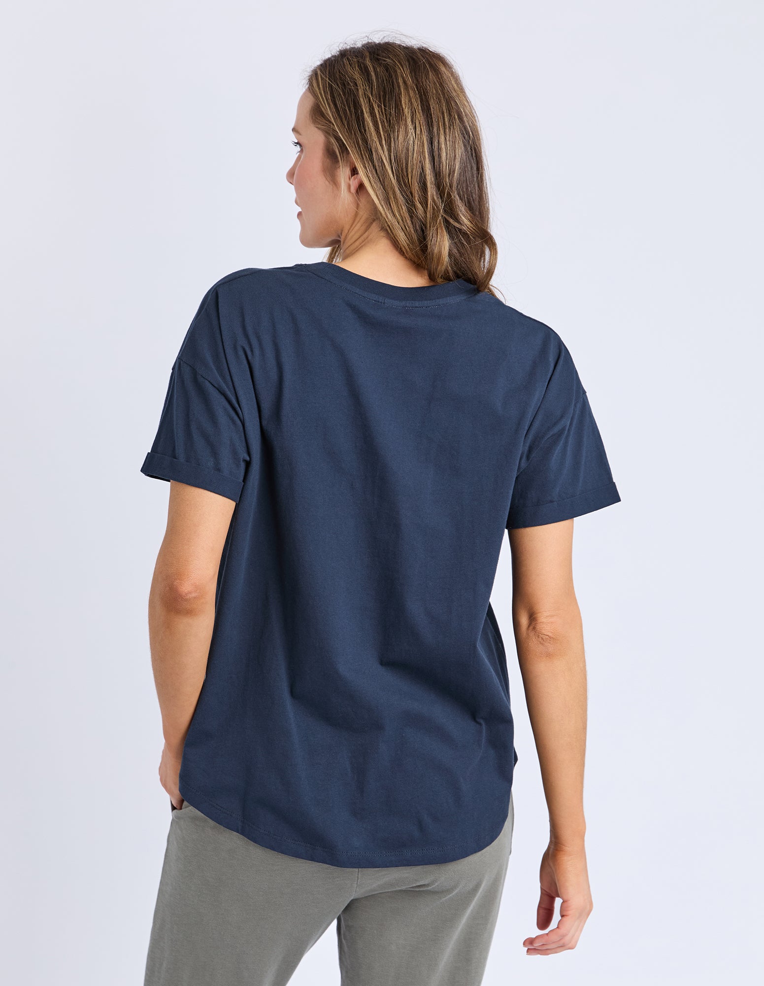 Halli Short Sleeve Tee Navy