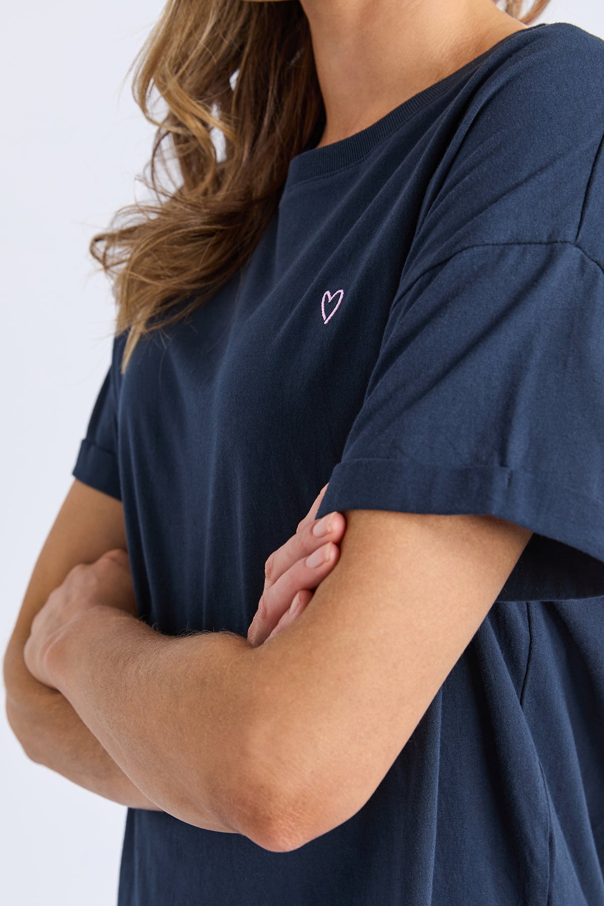 Halli Short Sleeve Tee Navy