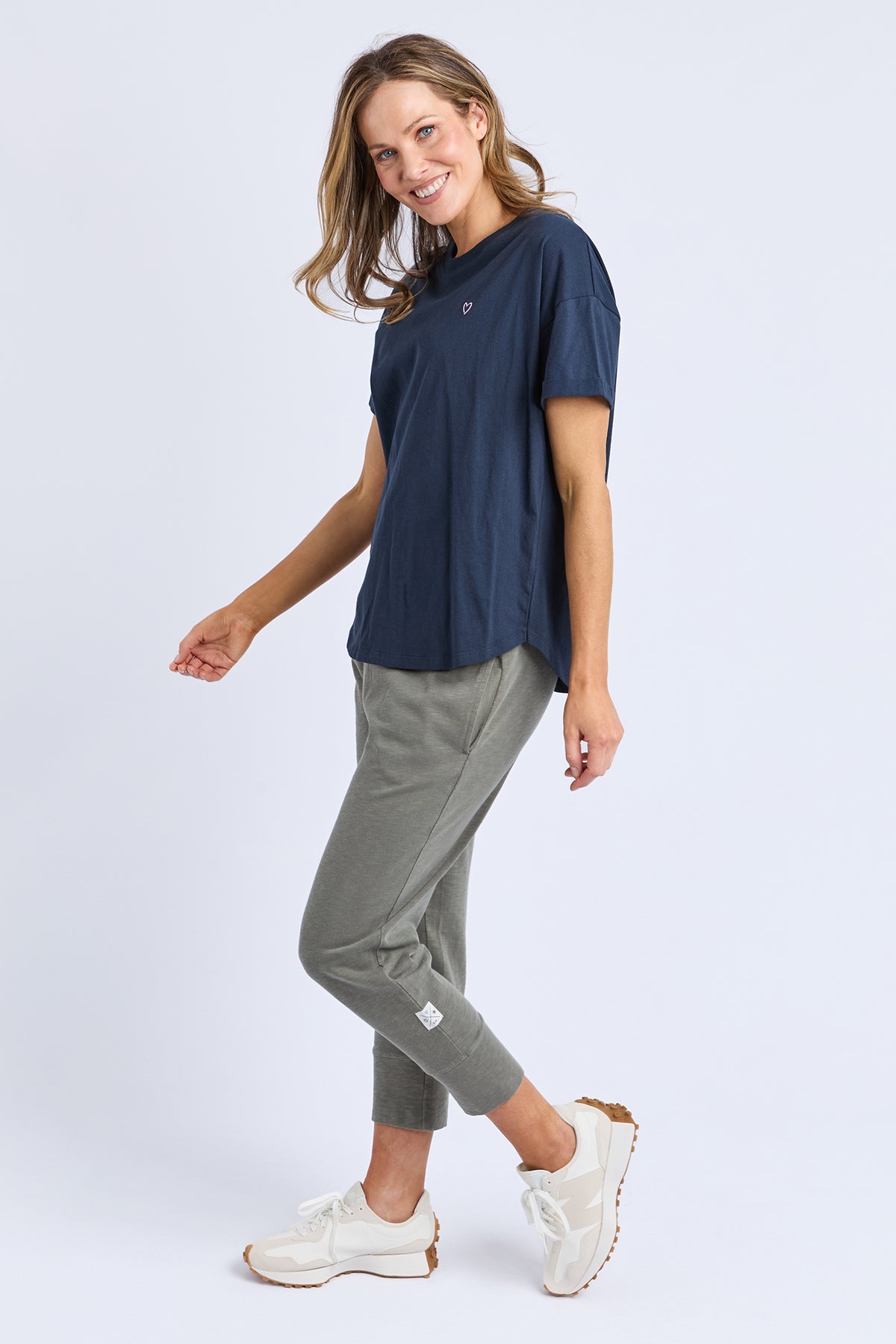 Halli Short Sleeve Tee Navy