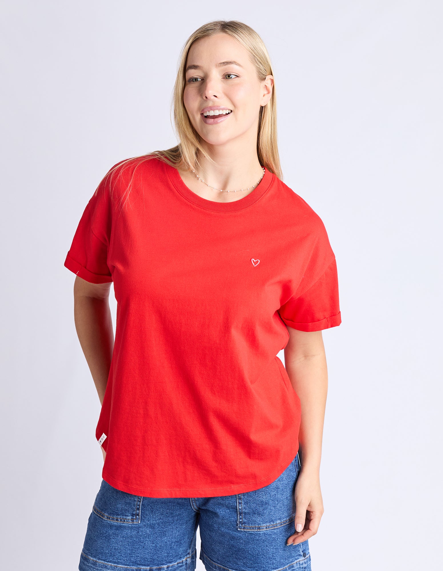 Halli S/S Tee Poppy