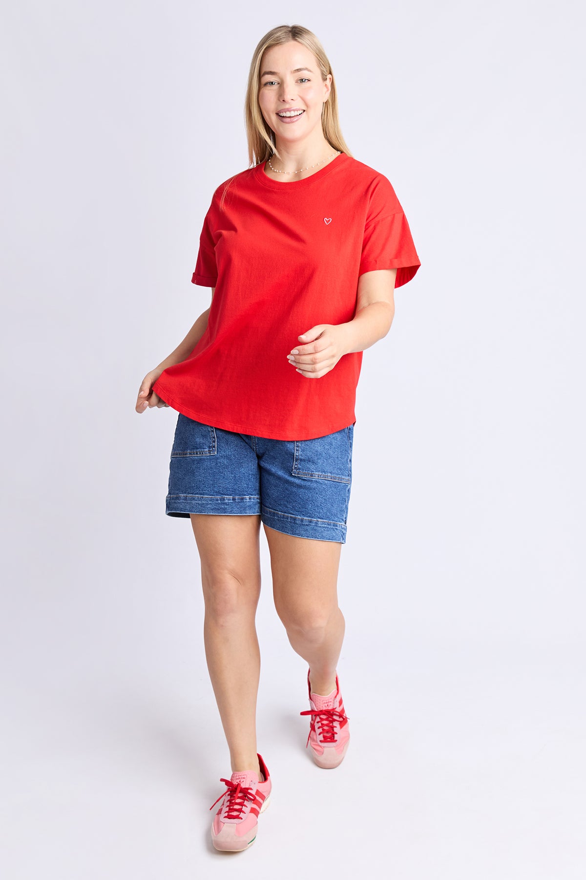 Halli S/S Tee Poppy