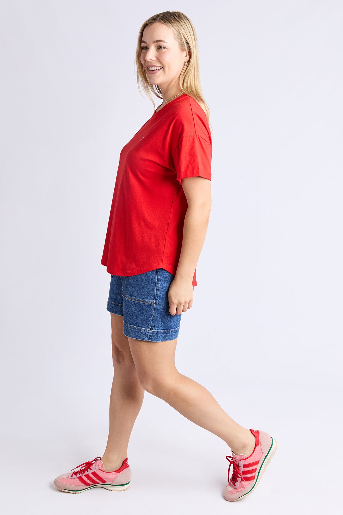 Halli S/S Tee Poppy