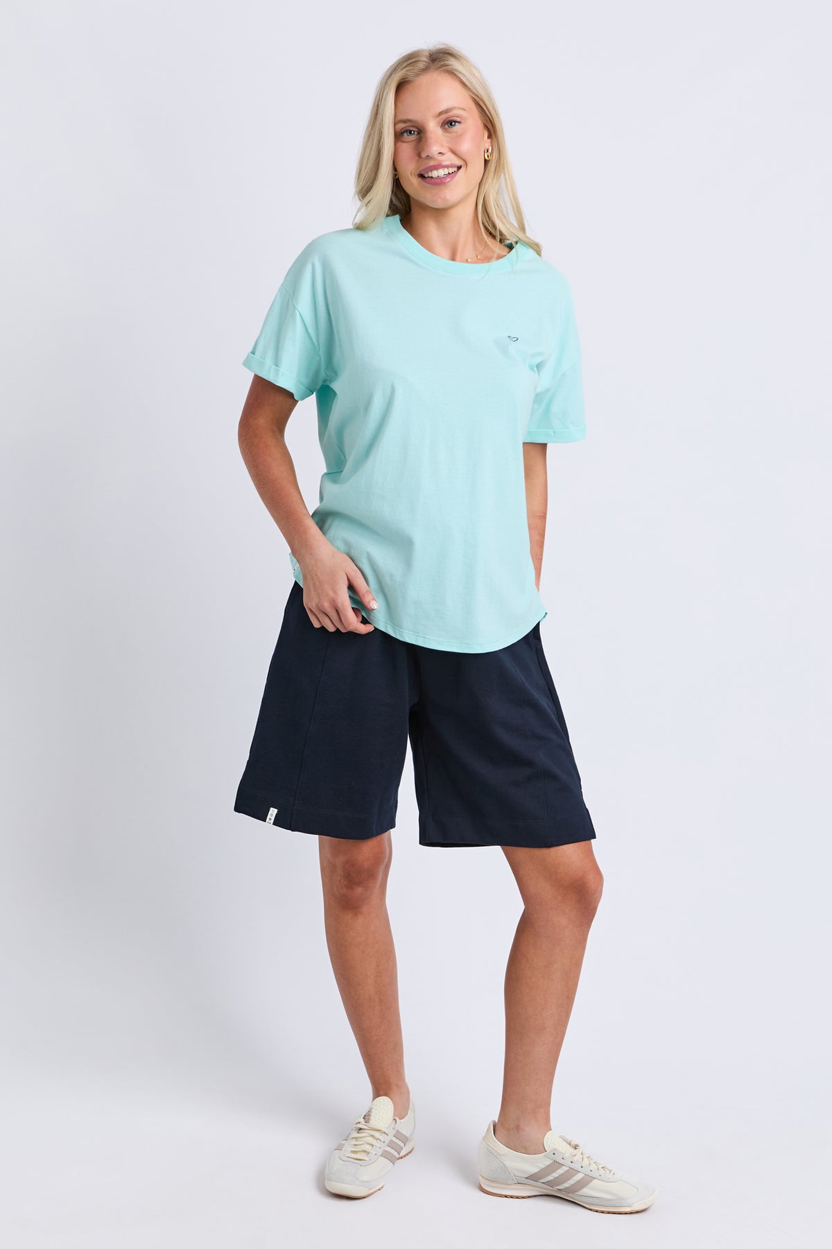 Halli Short Sleeve Tee Tonic Blue