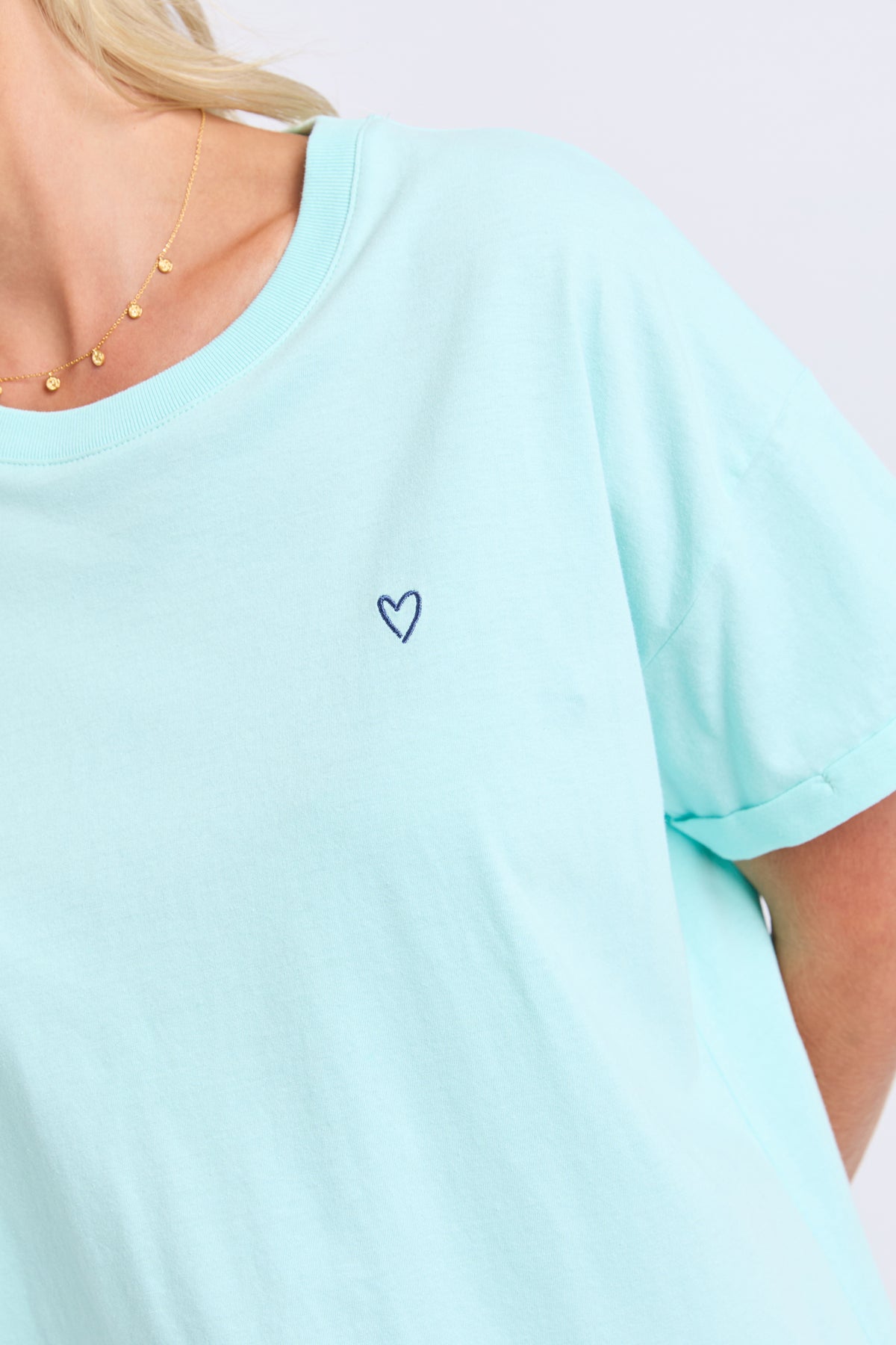 Halli Short Sleeve Tee Tonic Blue
