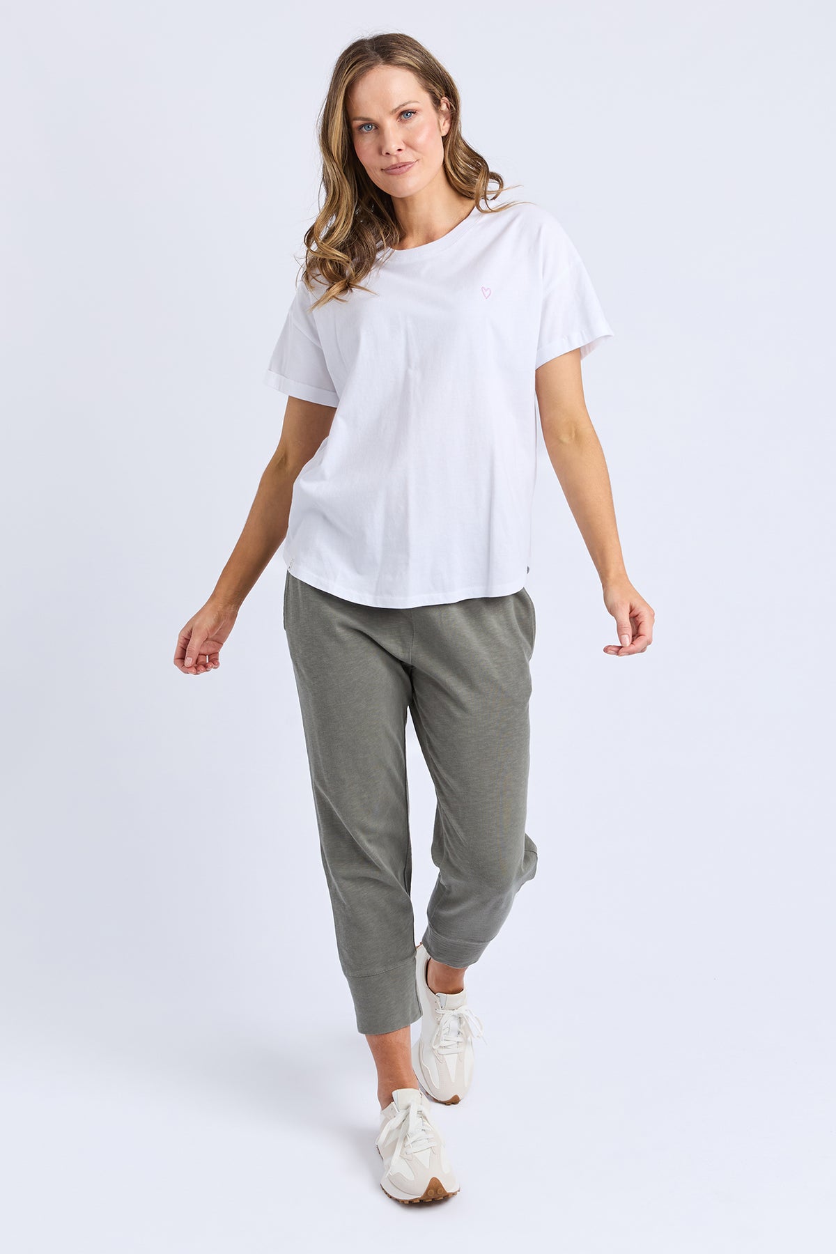 Halli Short Sleeve Tee White