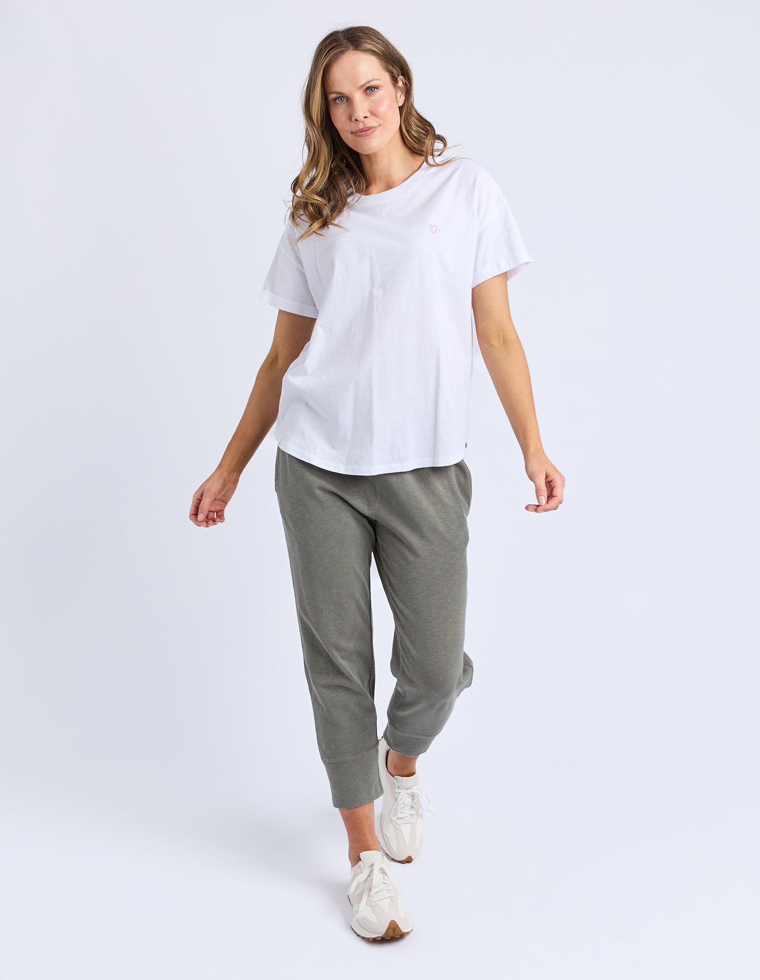 Halli Short Sleeve Tee White