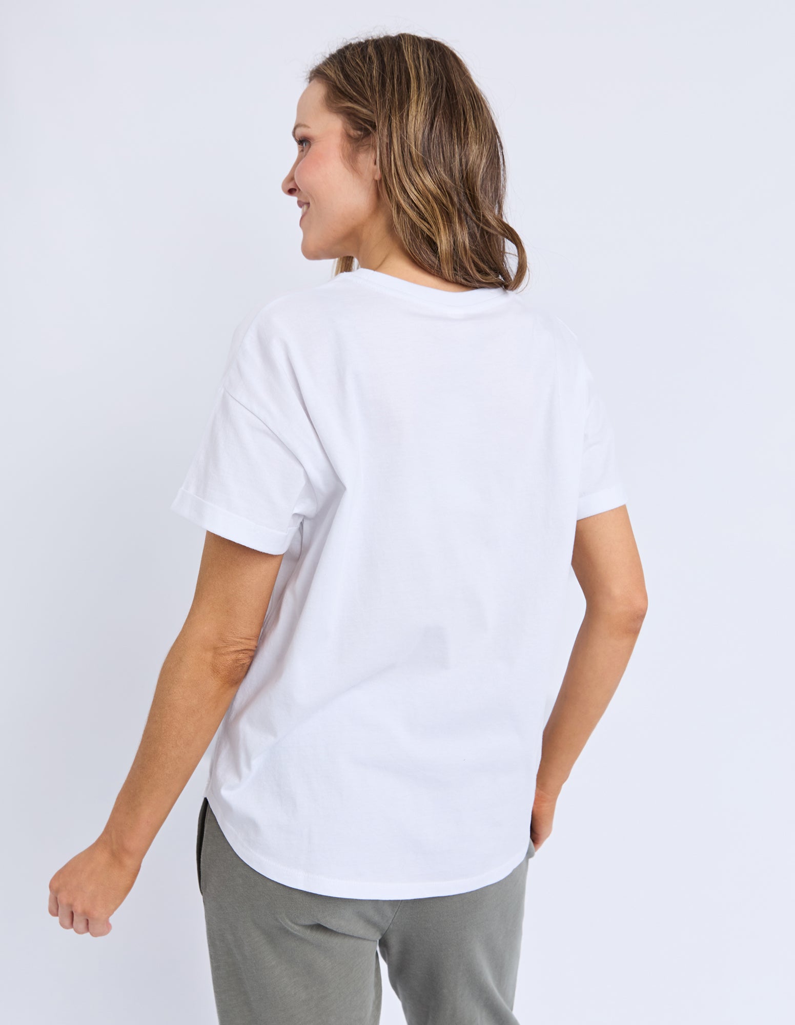 Halli Short Sleeve Tee White