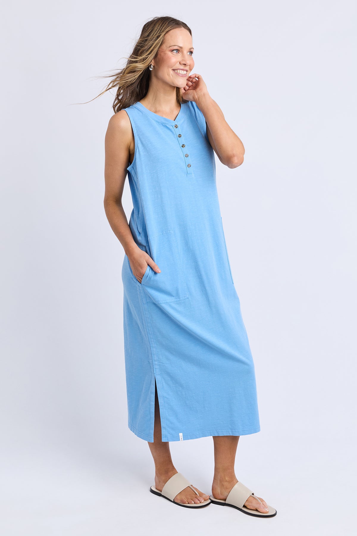 Elysian Dress Azure Blue