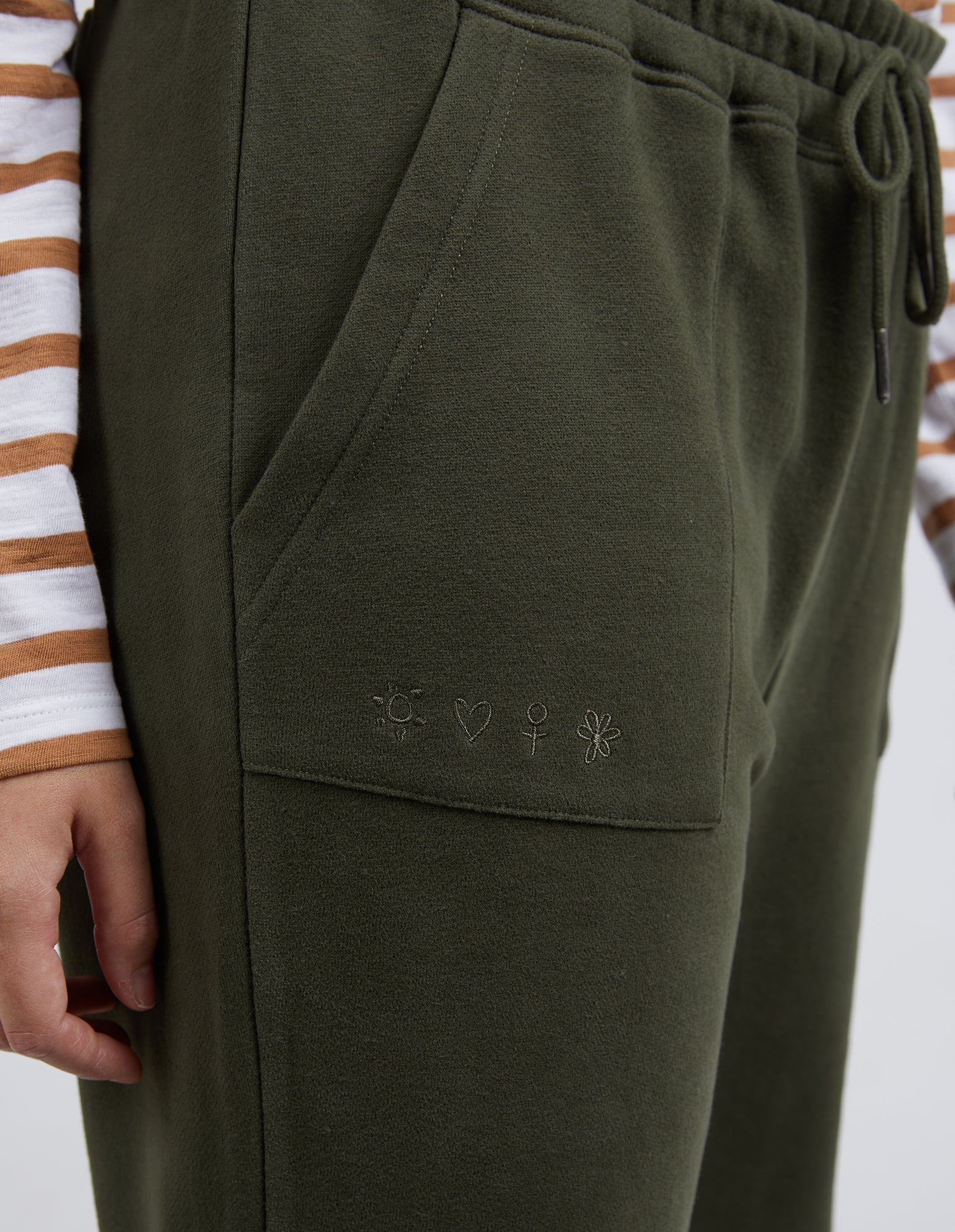 Toasty Track Pant Washed Khaki