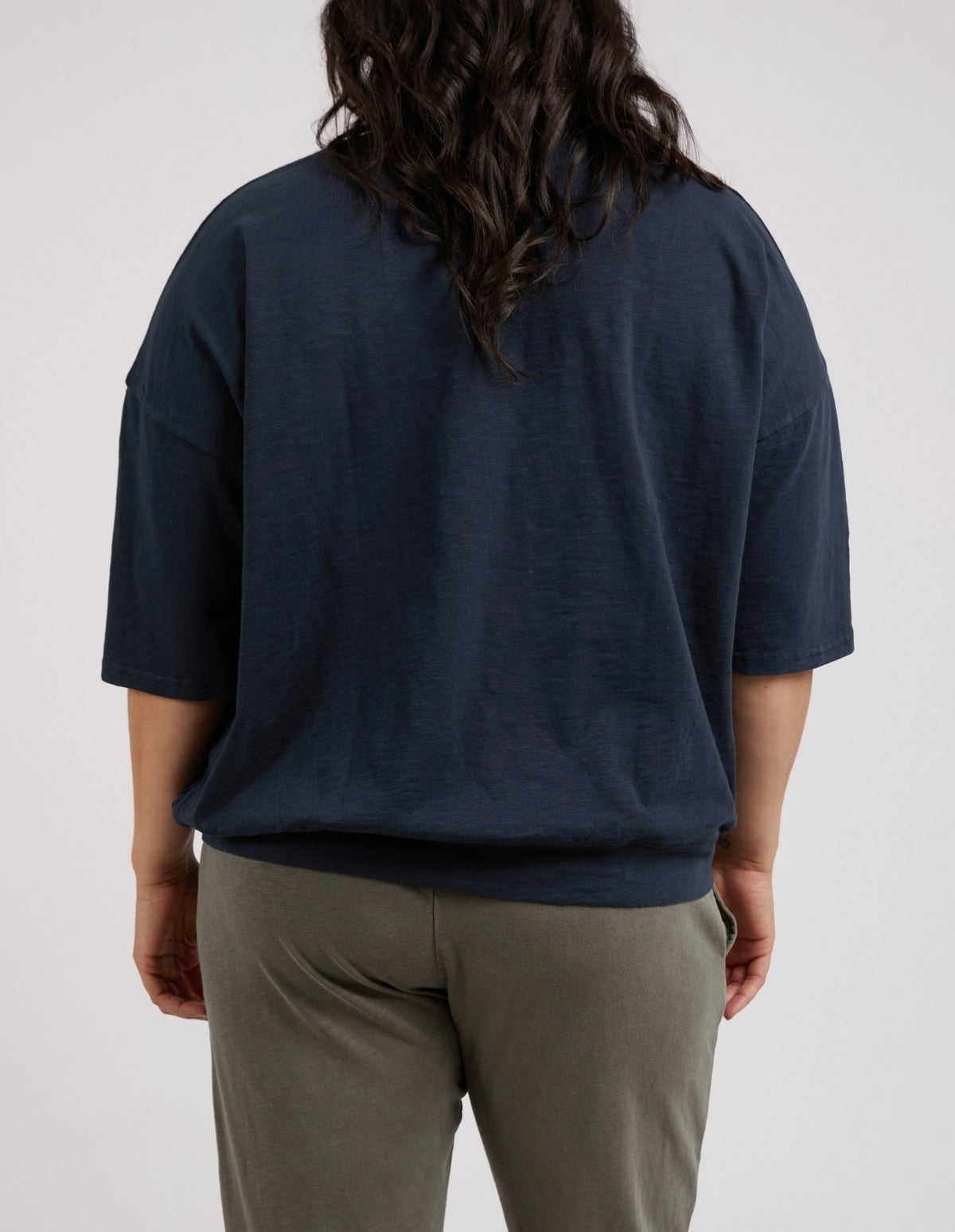 Mazie Vee Neck Navy