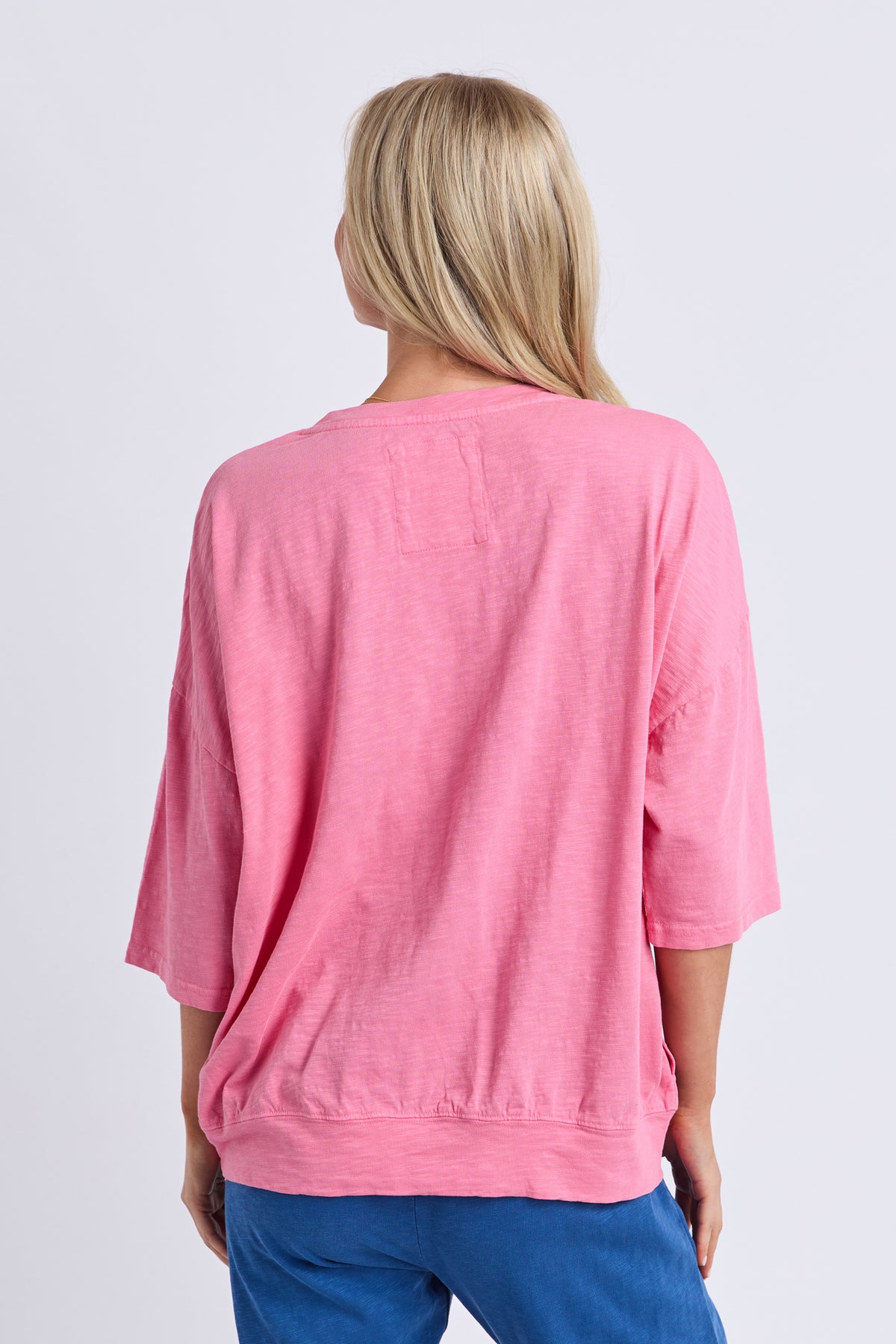 Mazie Vee Neck Pink Lemonade