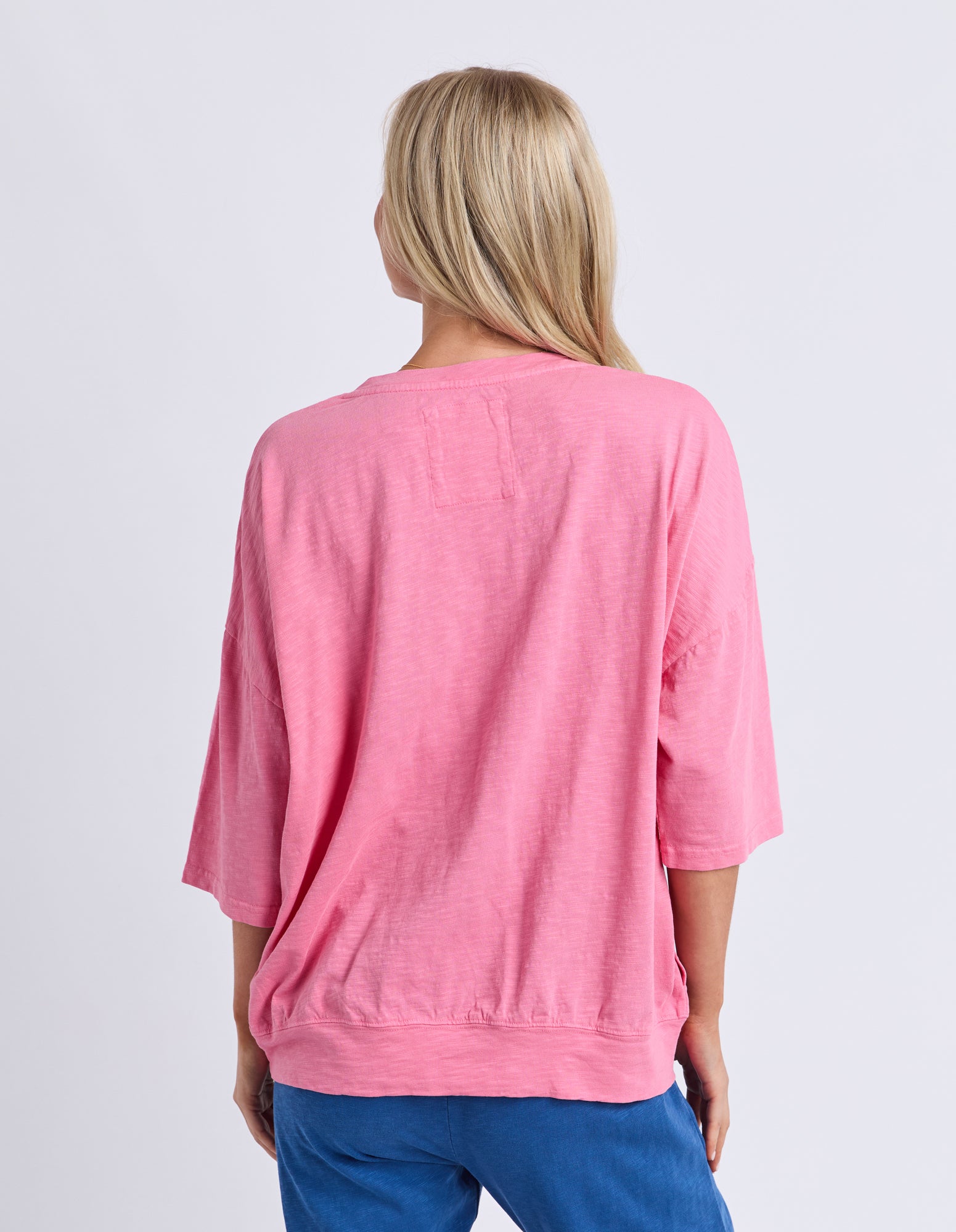 Mazie Vee Neck Pink Lemonade