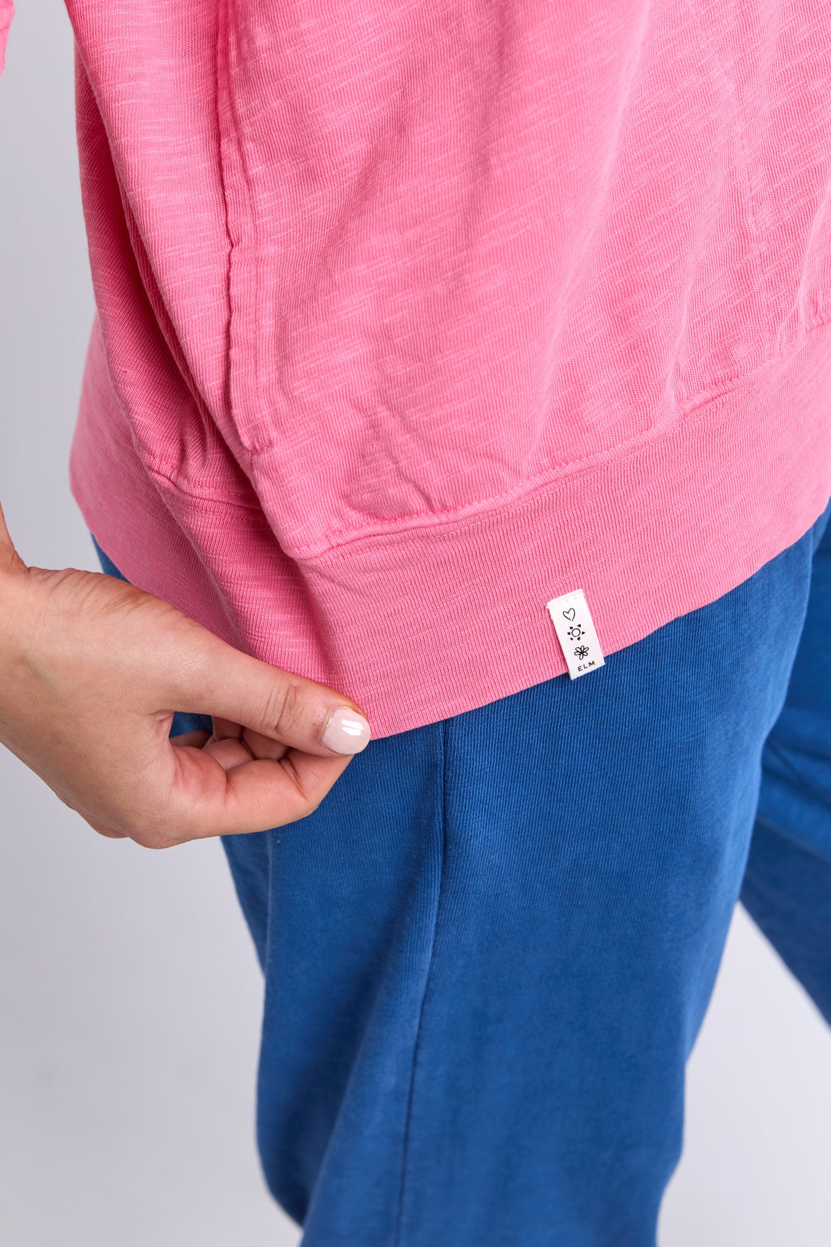 Mazie Vee Neck Pink Lemonade