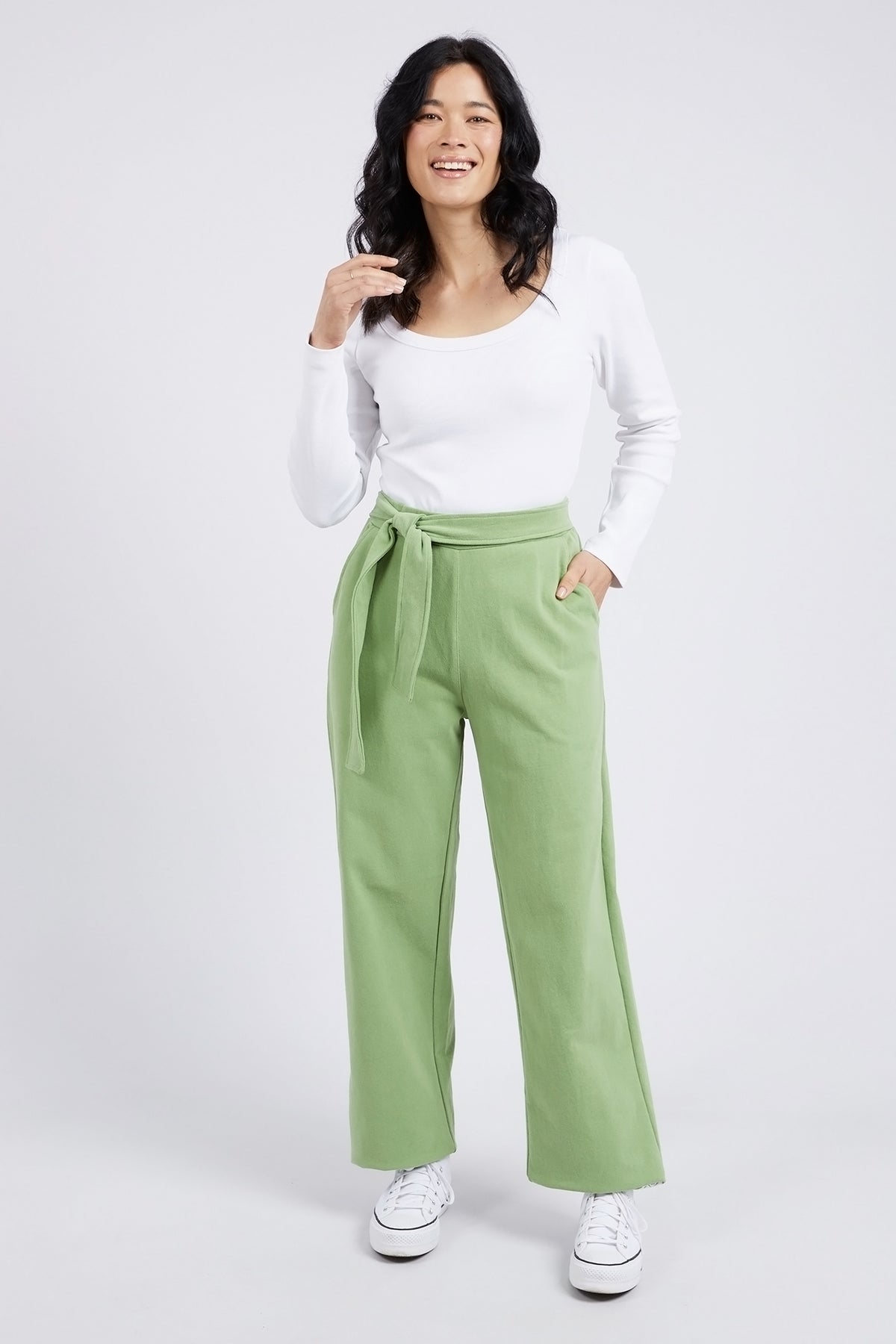 On The Go Pant Jungle Green