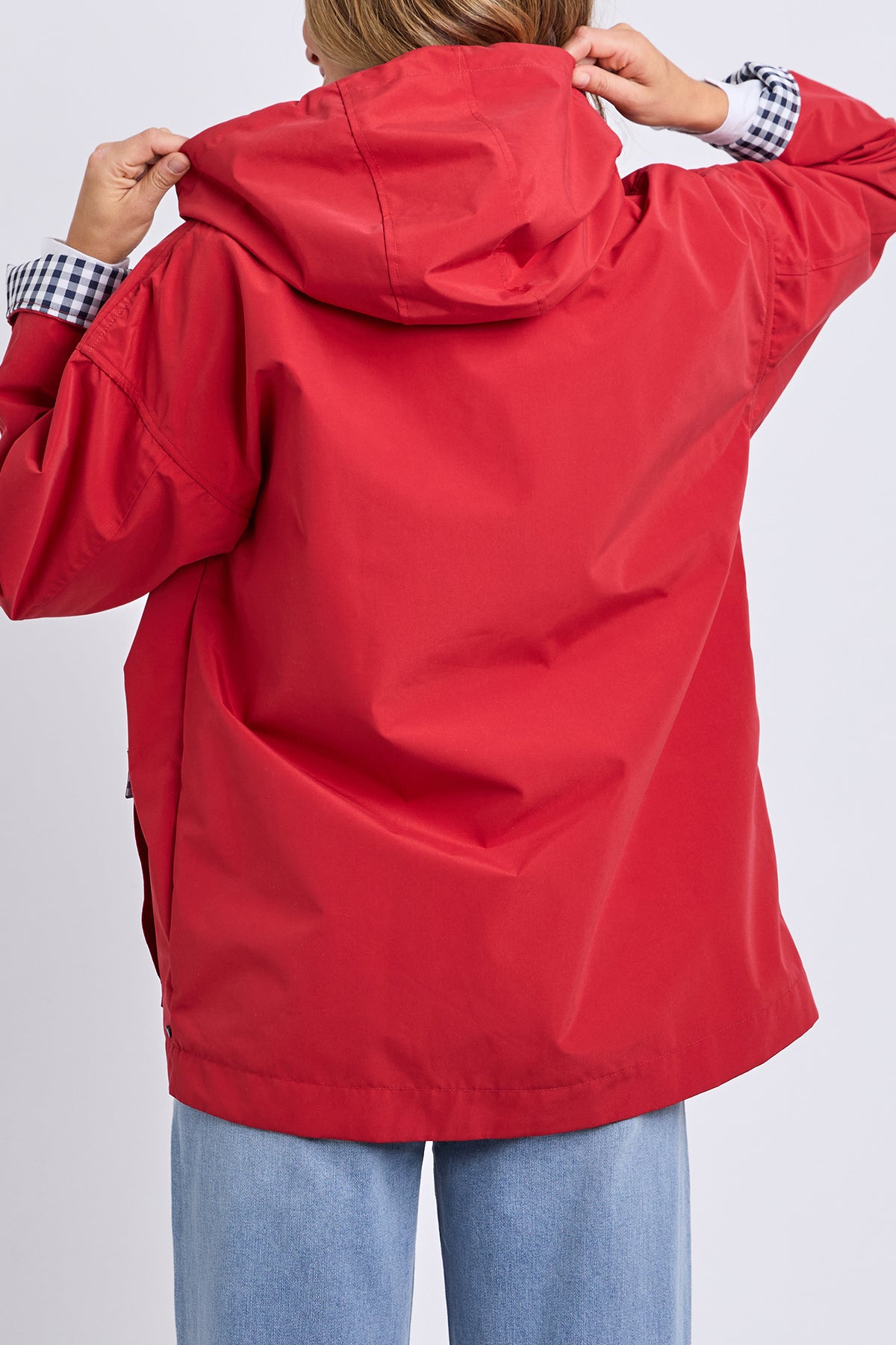 Chelsea Rain Coat Cranberry
