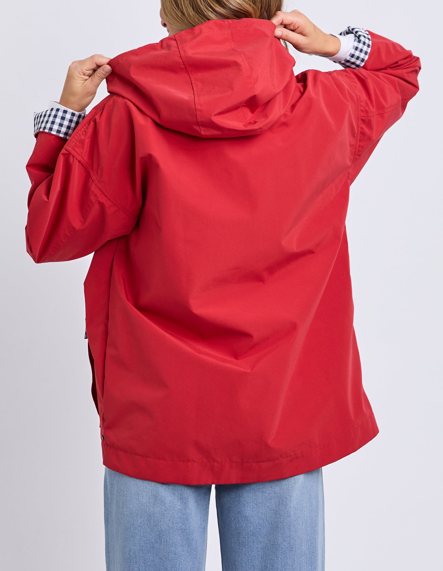 Chelsea Rain Coat Cranberry