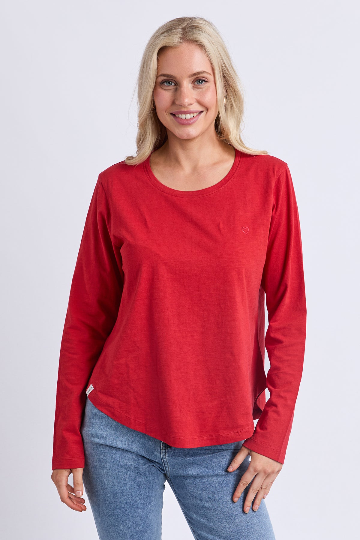 Everyday Long Sleeve Tee Cranberry