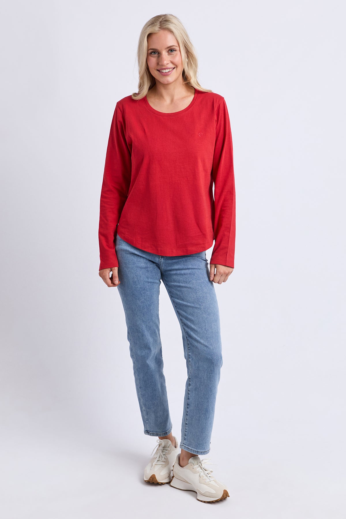 Everyday Long Sleeve Tee Cranberry