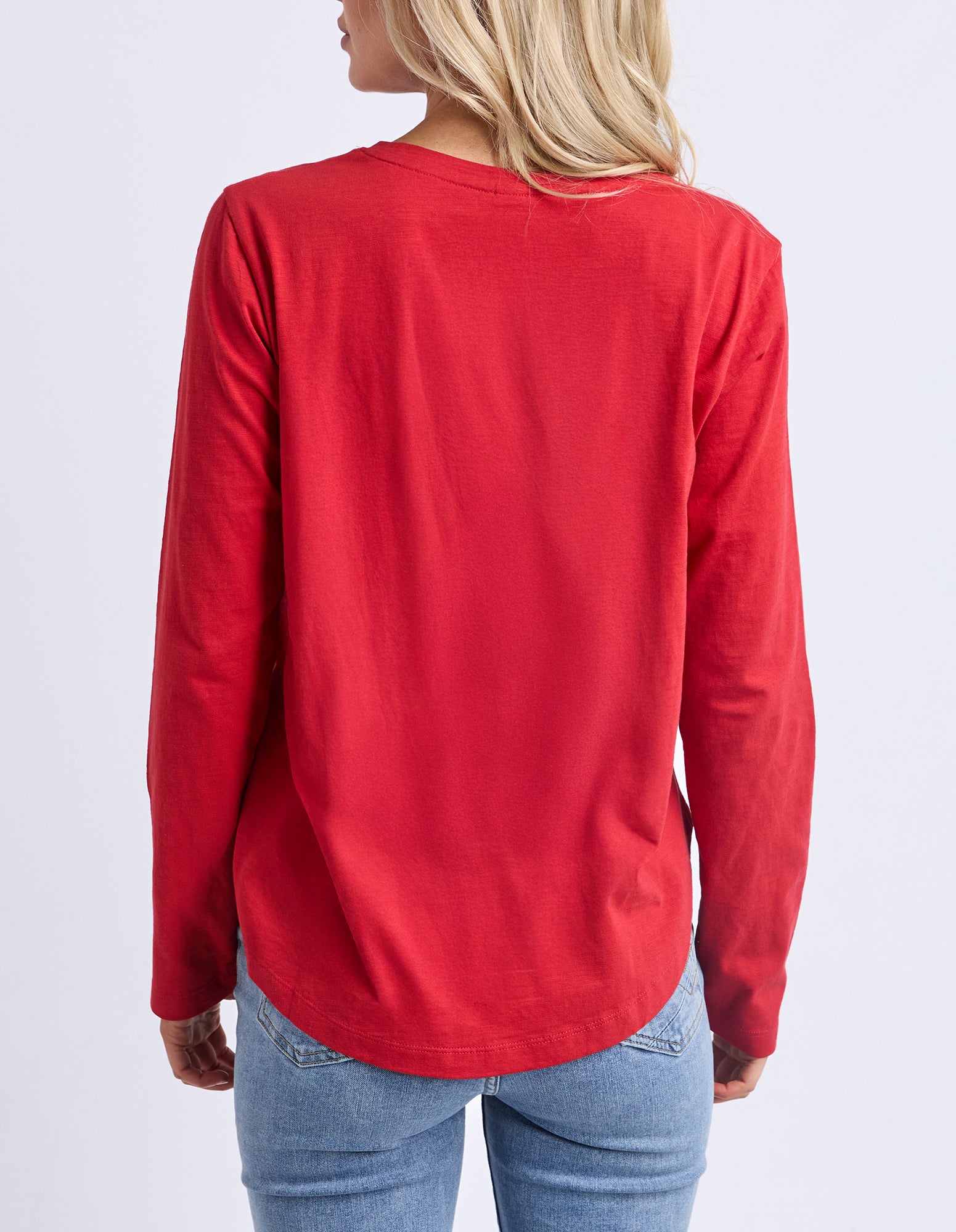 Everyday Long Sleeve Tee Cranberry