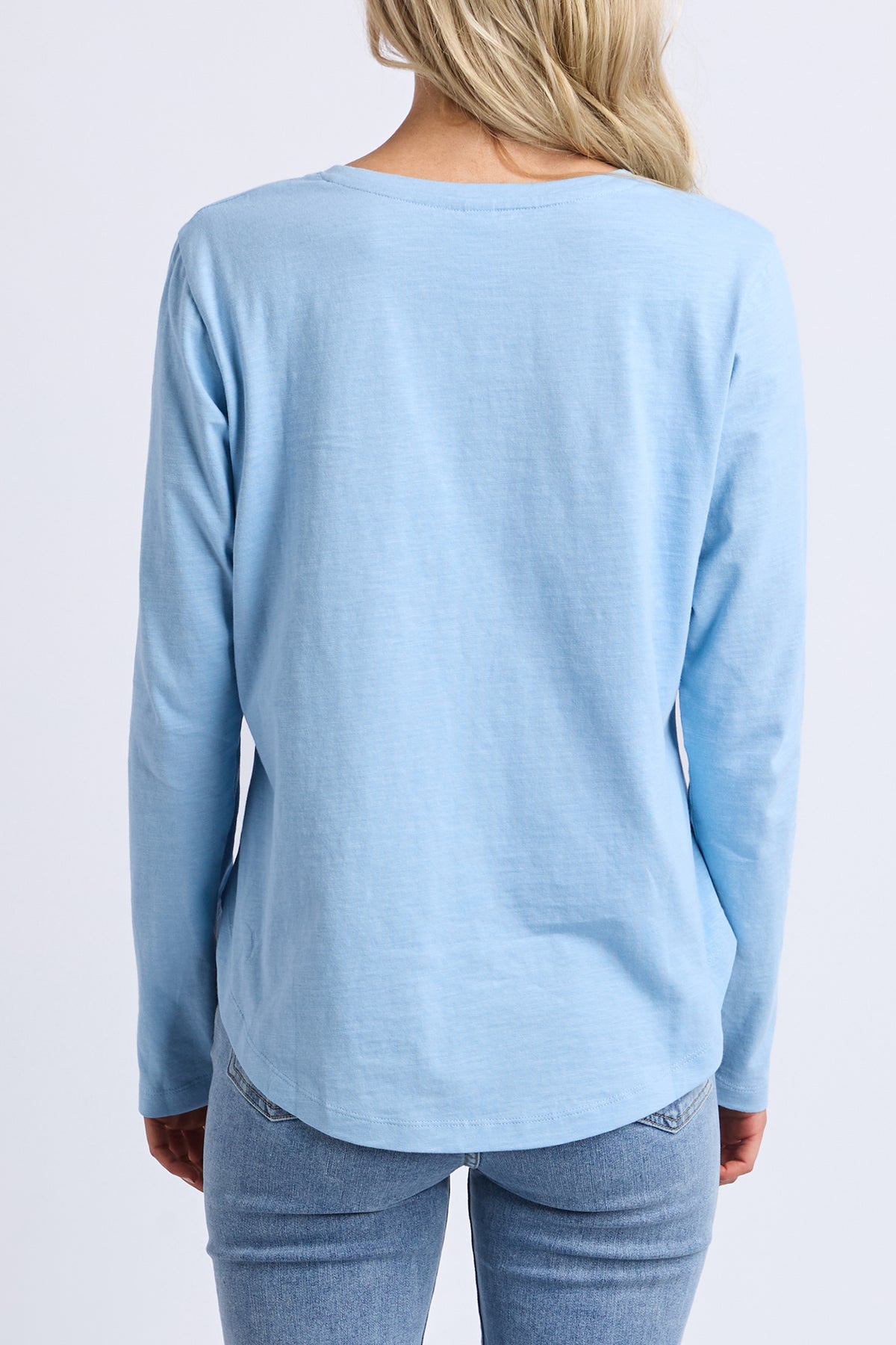 Everyday Long Sleeve Tee Light Blue