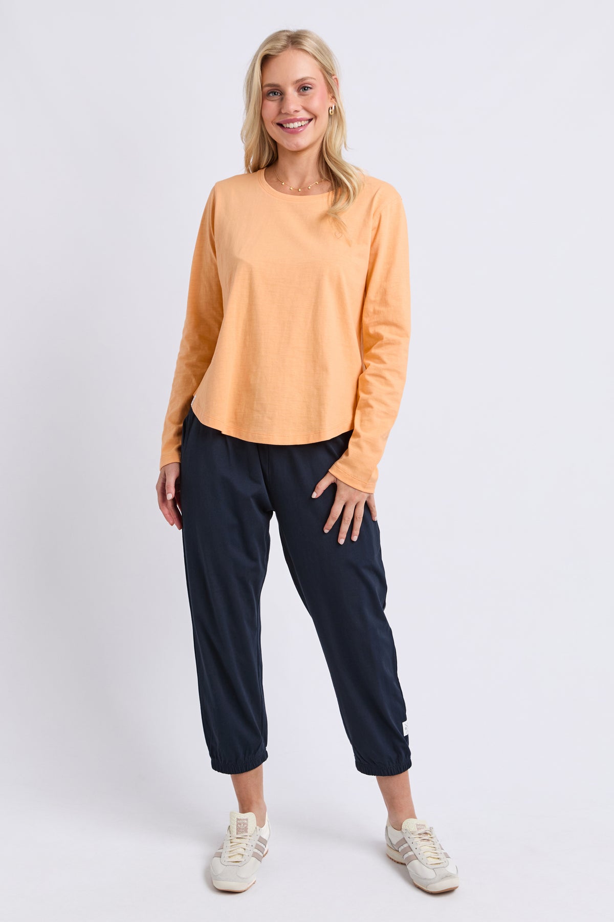 Everyday Long Sleeve Tee Peach