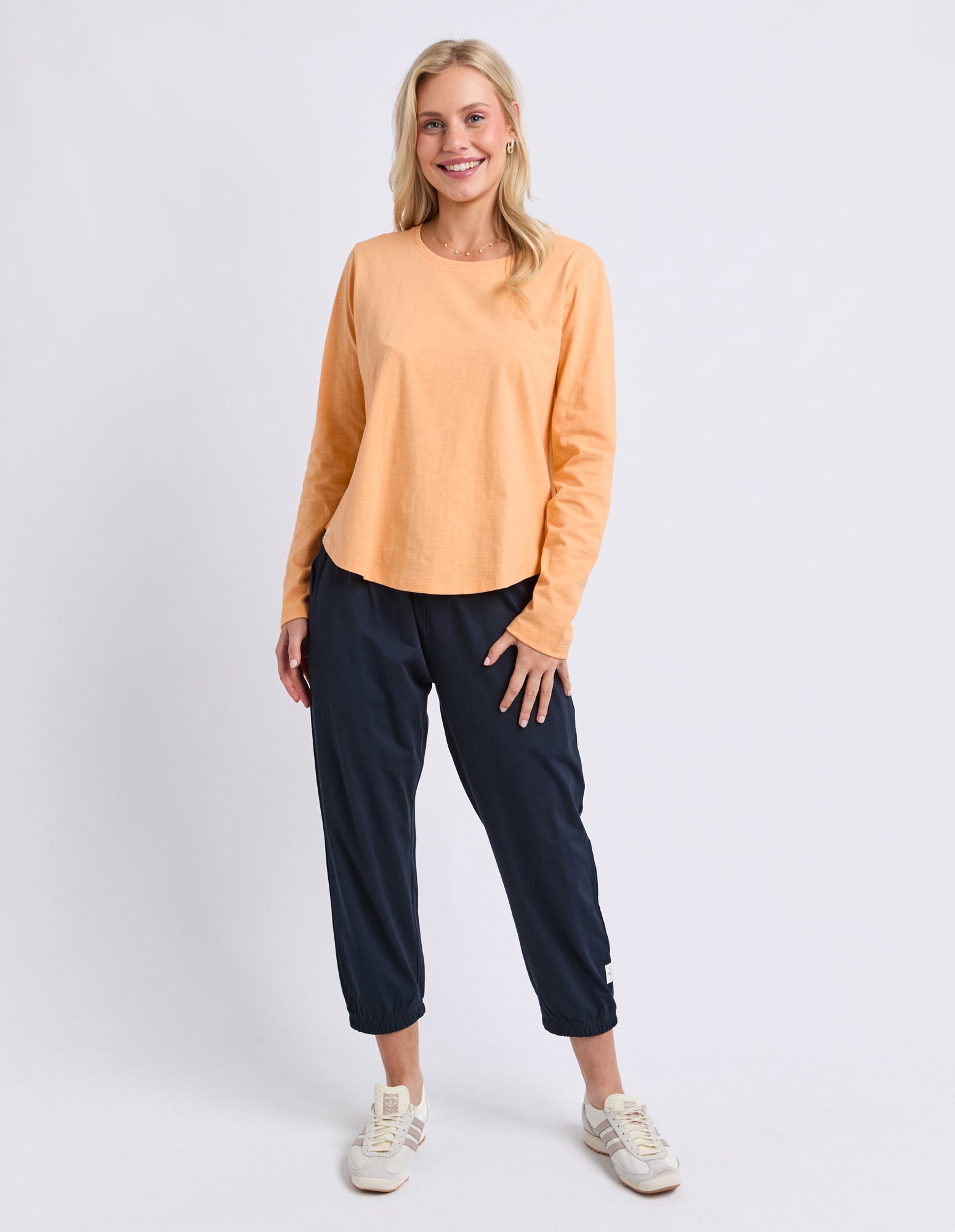 Everyday Long Sleeve Tee Peach