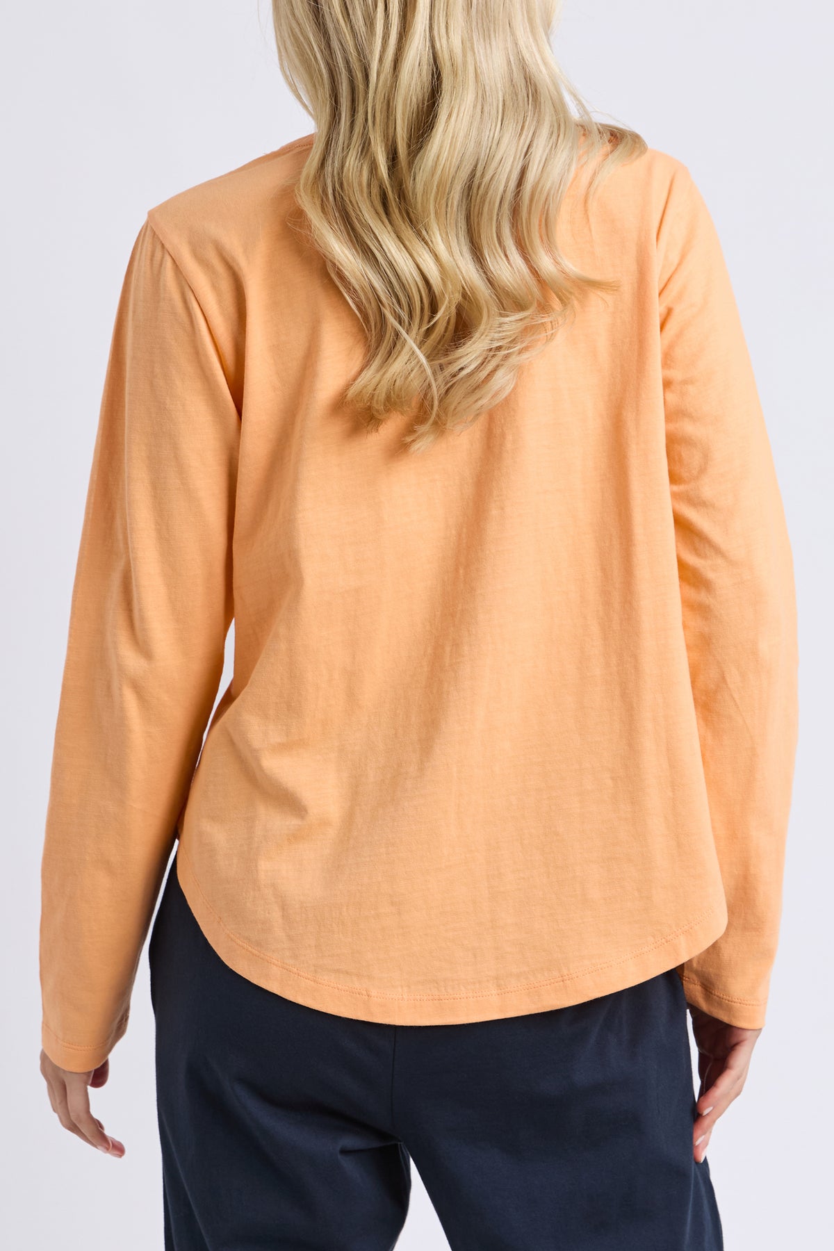 Everyday Long Sleeve Tee Peach