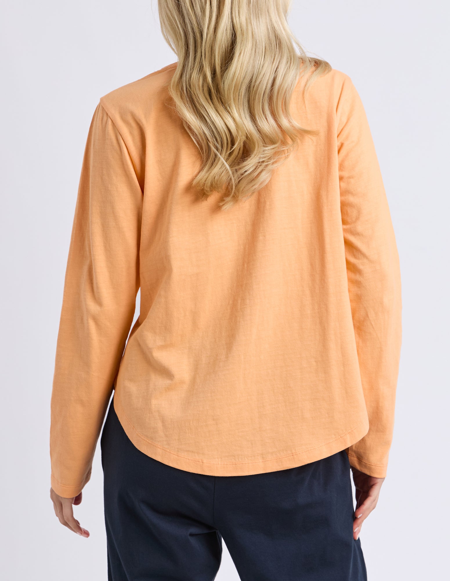 Everyday Long Sleeve Tee Peach