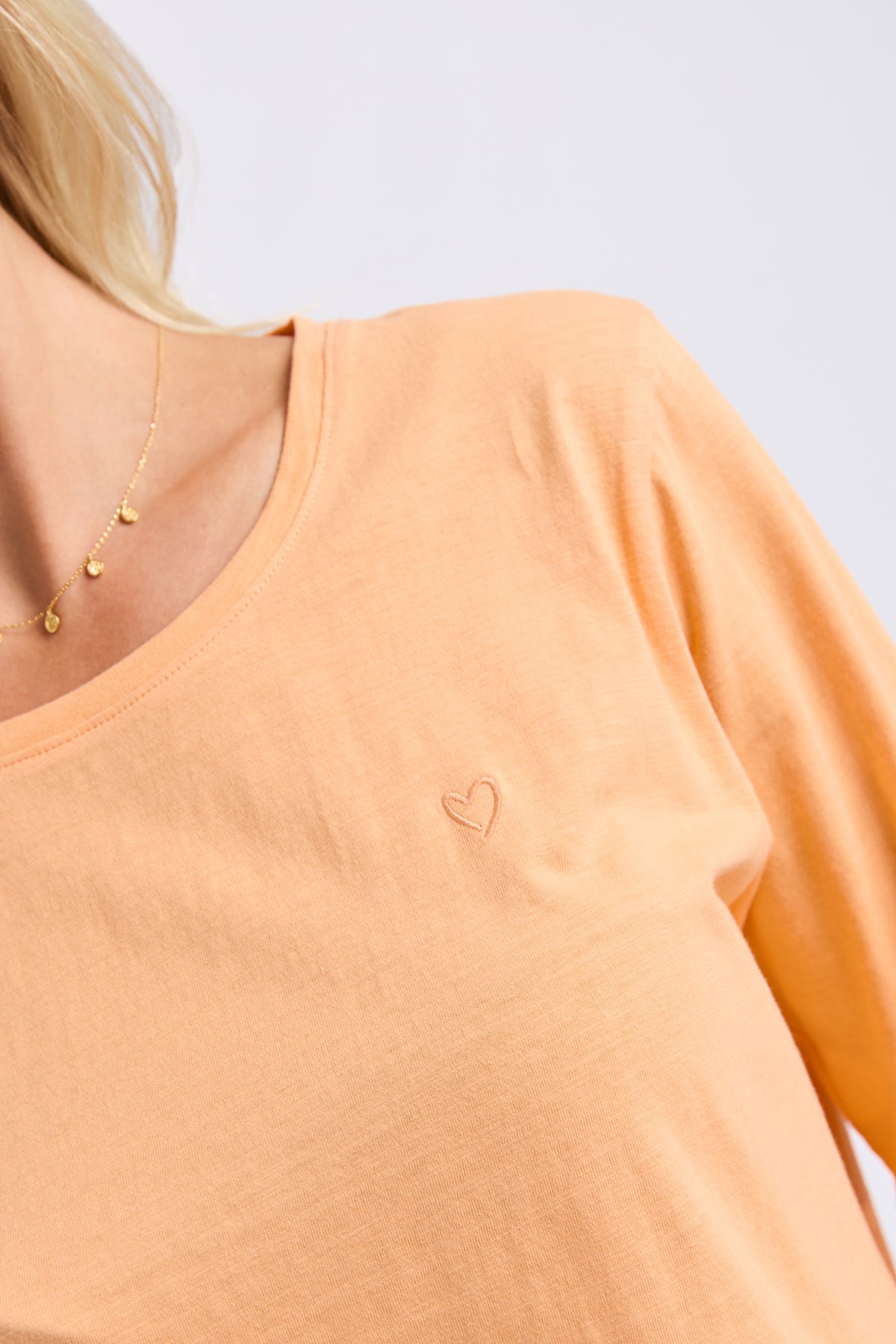 Everyday Long Sleeve Tee Peach