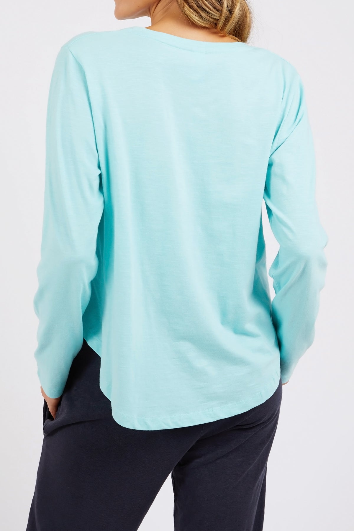 Everyday Long Sleeve Tee Tonic Blue