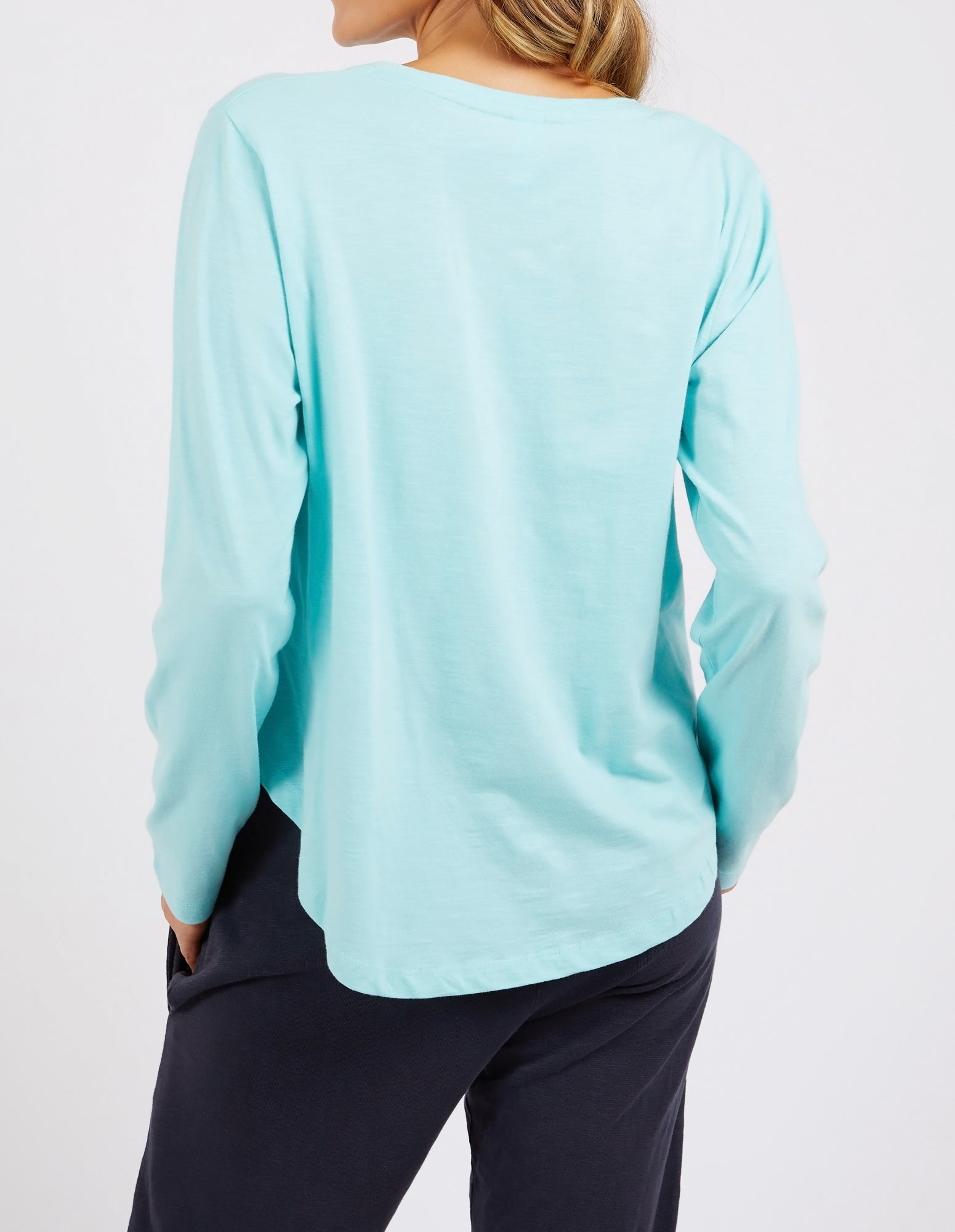 Everyday Long Sleeve Tee Tonic Blue