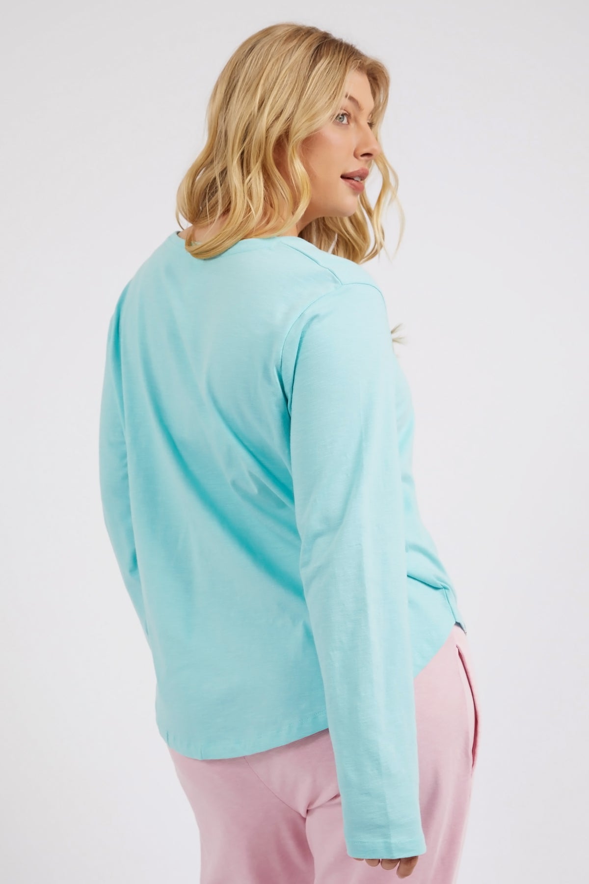 Everyday Long Sleeve Tee Tonic Blue