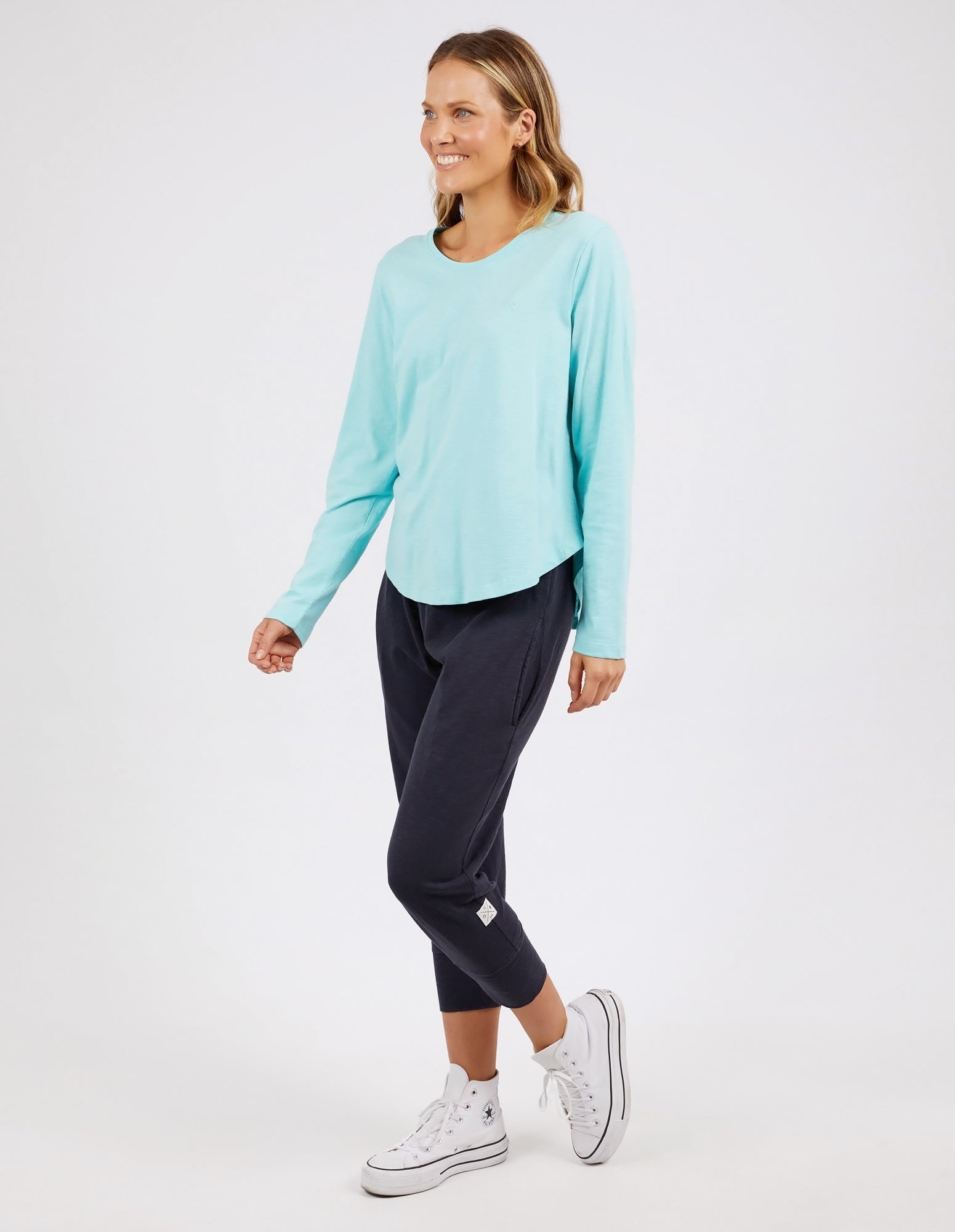 Everyday Long Sleeve Tee Tonic Blue